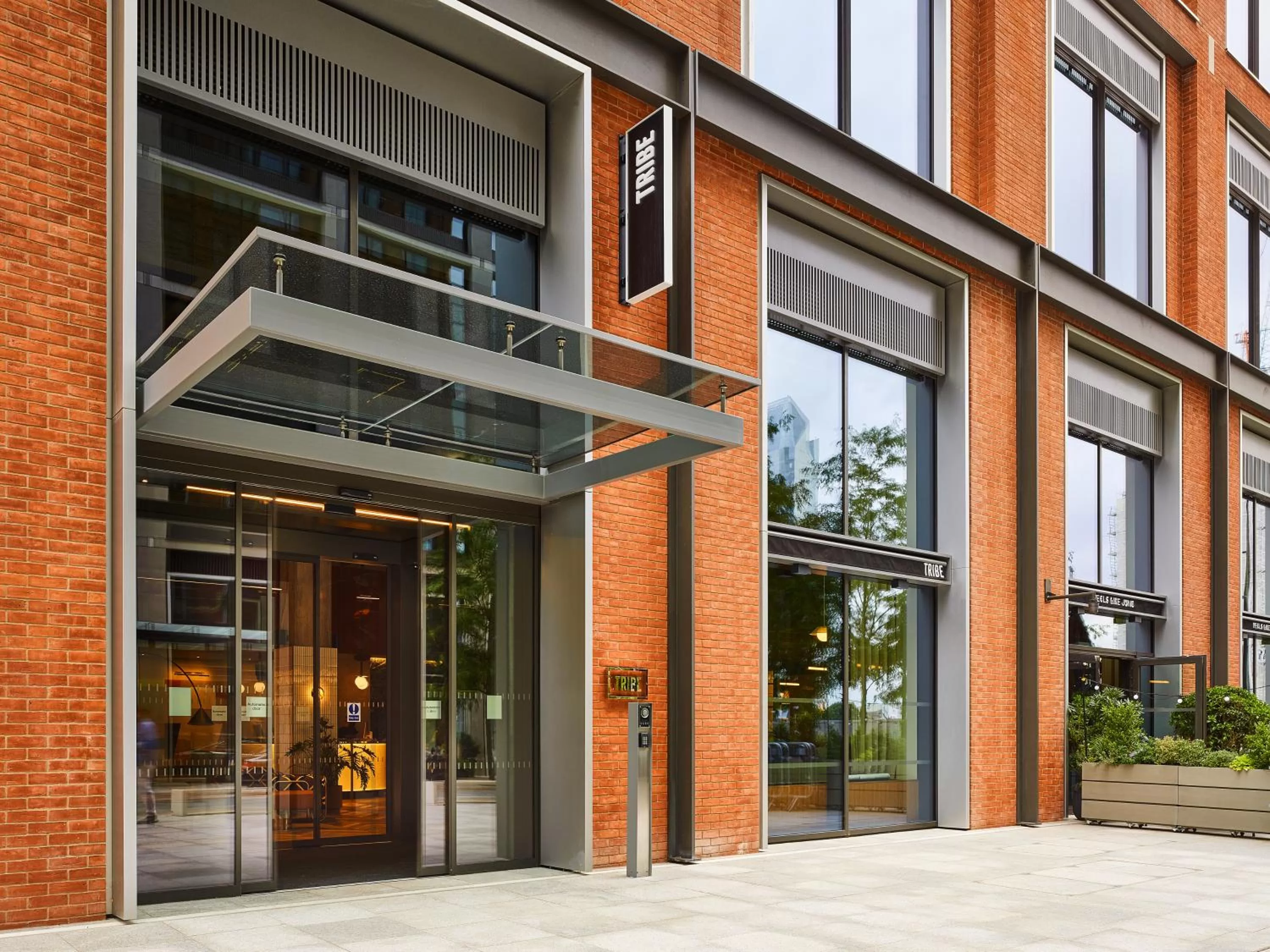 Facade/entrance in TRIBE London Canary Wharf