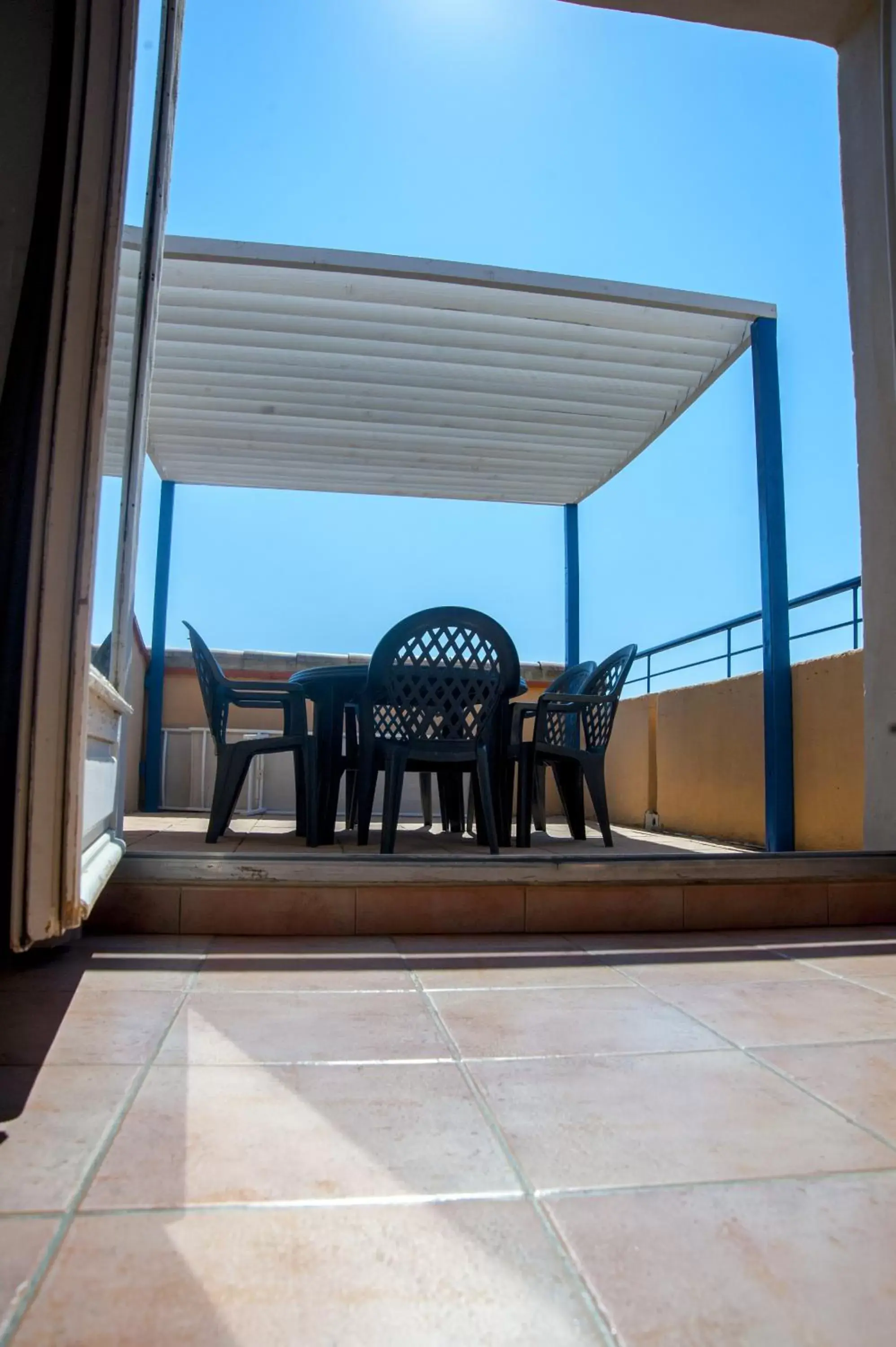 Balcony/Terrace in Hôtel Le Leukos