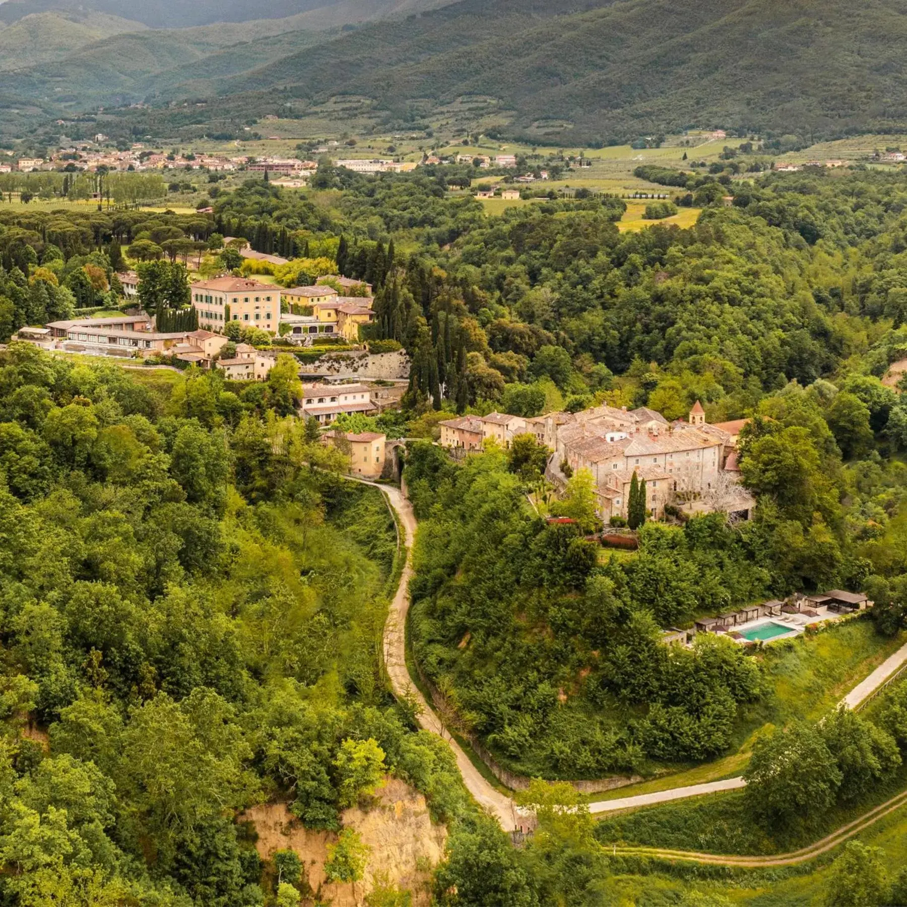 Bird's-eye View in Il Borro Relais & Châteaux