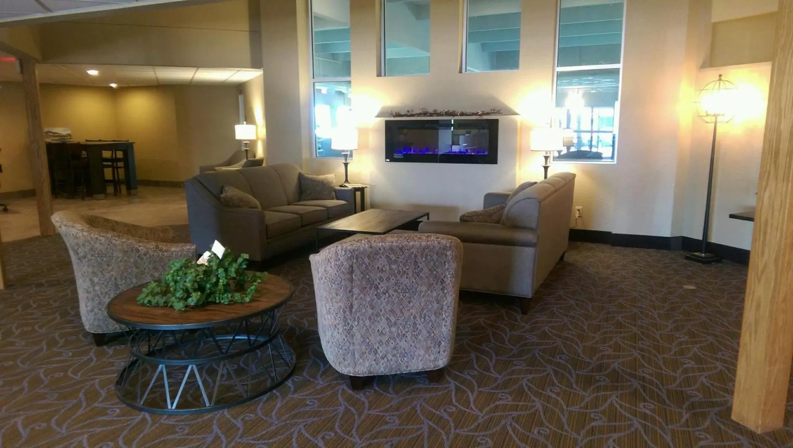 Living room, Lobby/Reception in AmericInn by Wyndham Sleepy Eye