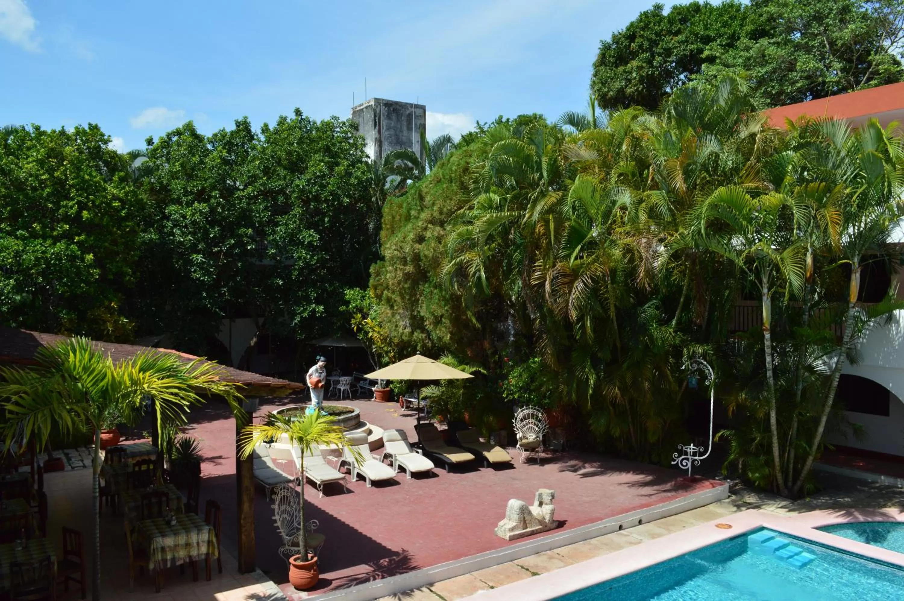 Pool View in Hotel San Clemente