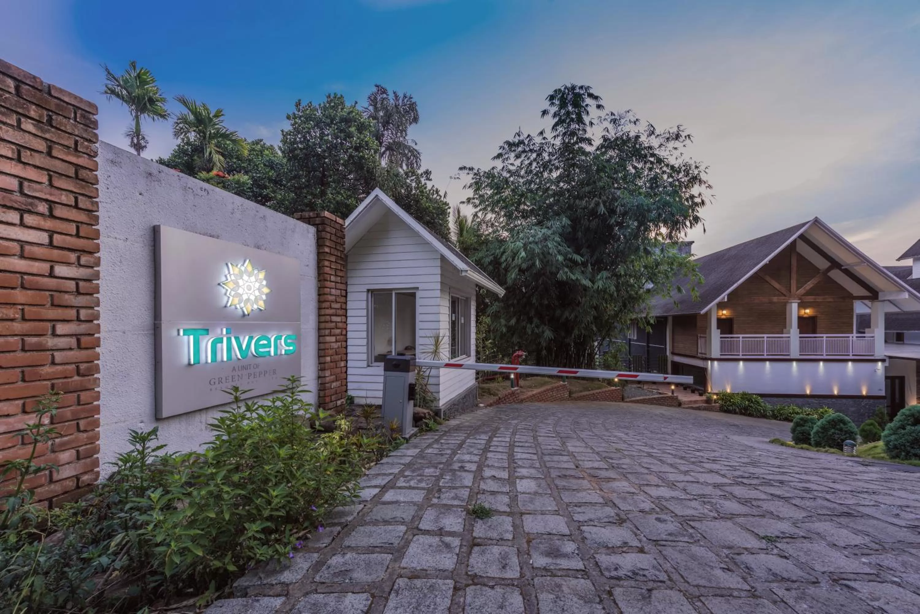 Property building in Trivers Resort Munnar