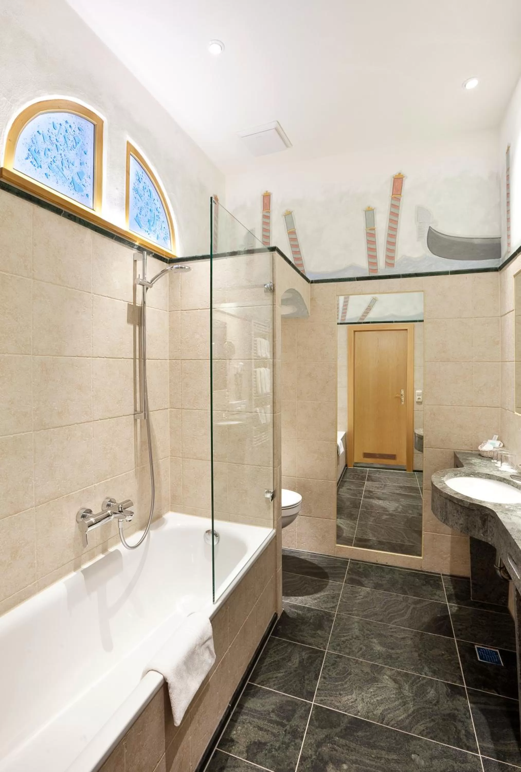 Bathroom in Hotel Hirsch