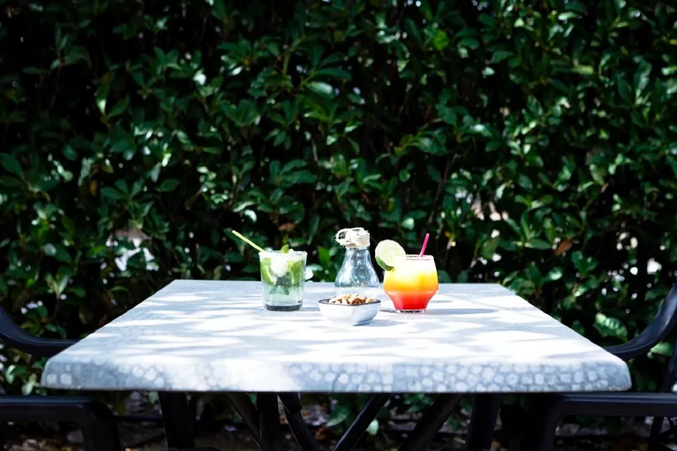 Patio in Kyriad Lyon Sud - Saint Genis Laval