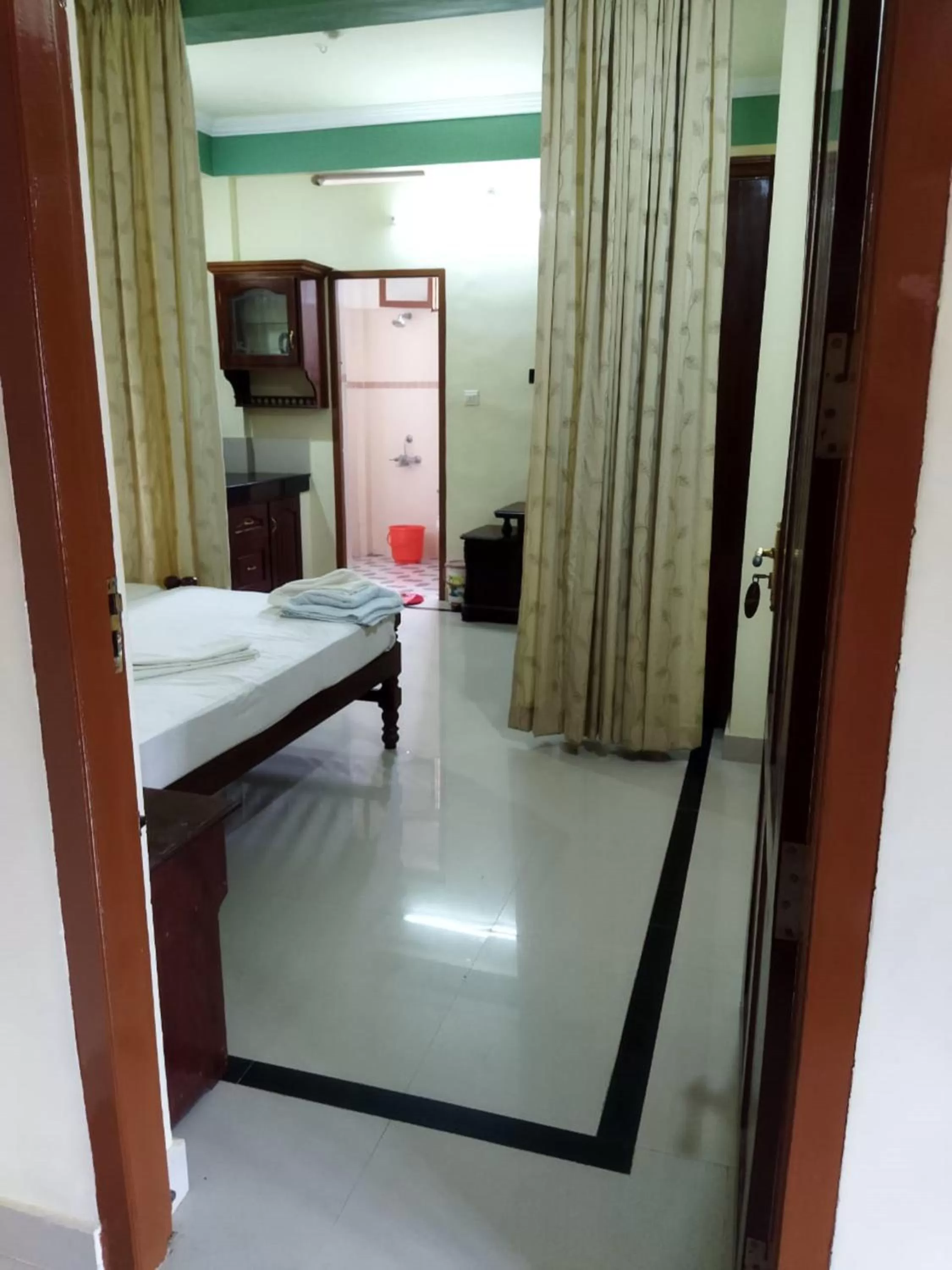 Bedroom, Bed in Sree Mookambika Beach Resort
