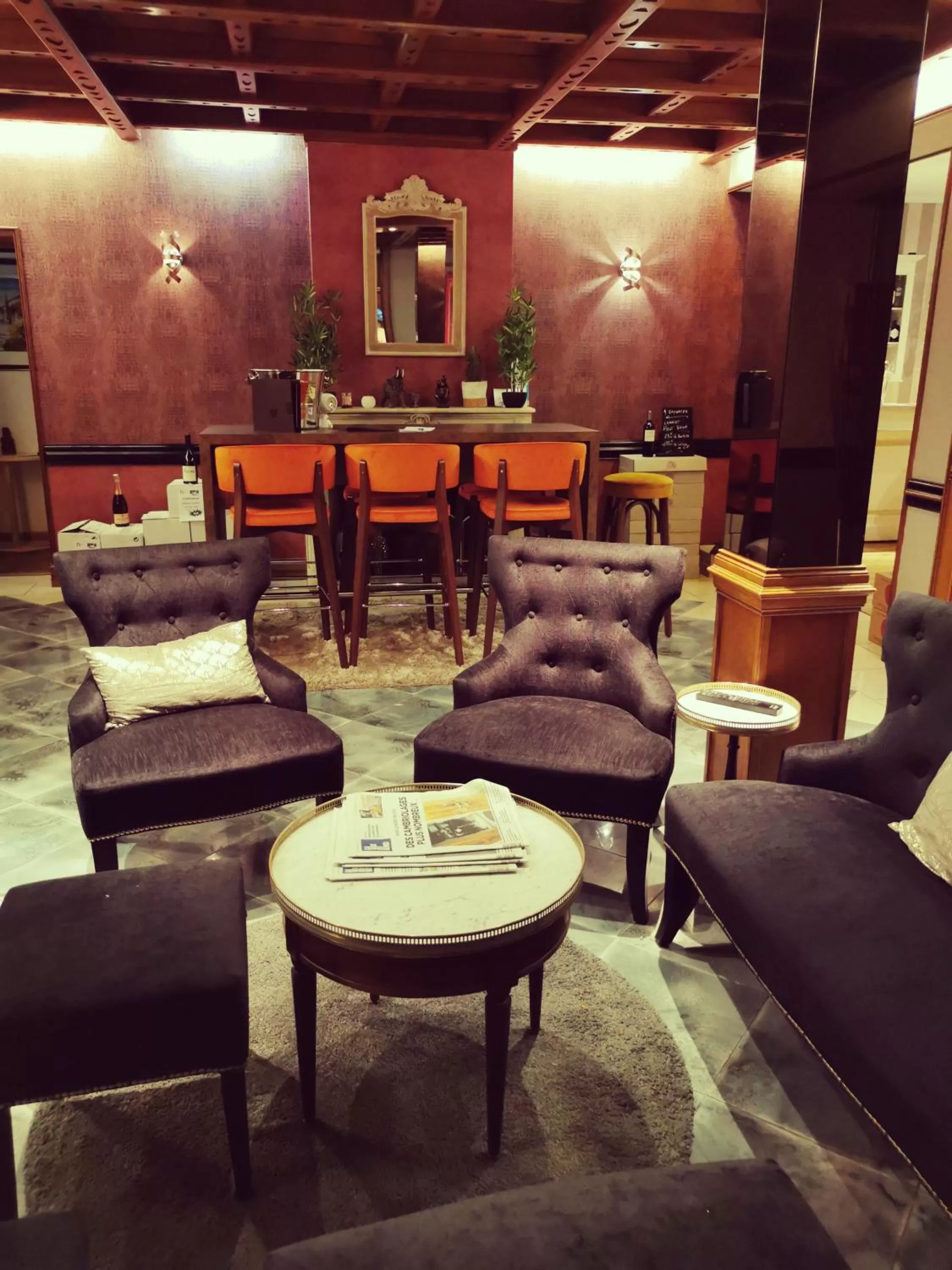 Living room in Hotel Eden