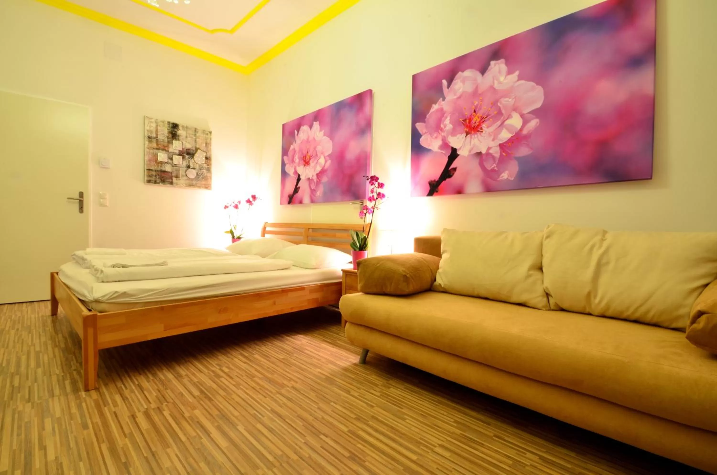 Bed in AJO Apartments - Messe City Flat - Self-Check-in