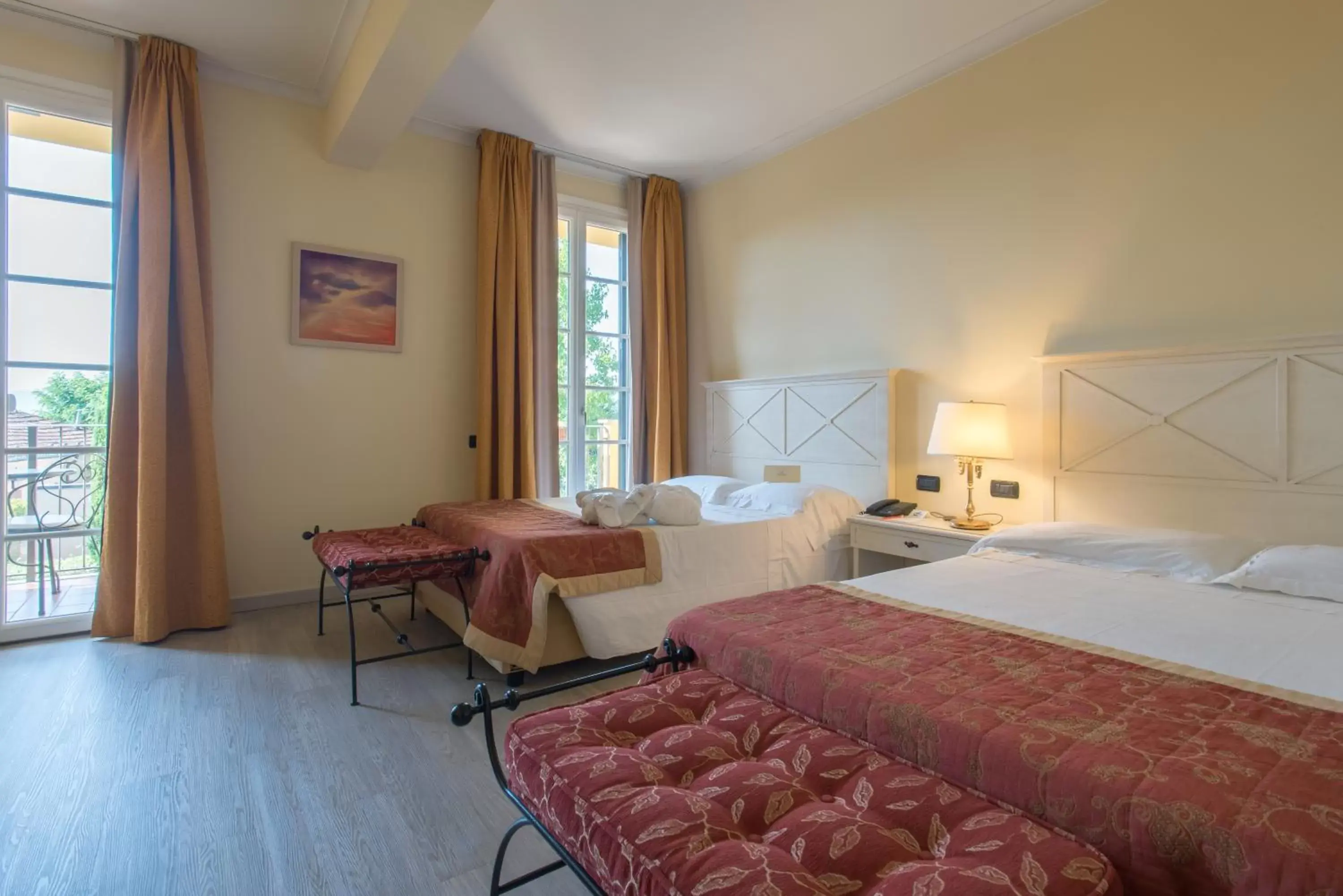 Bed in Hotel Villa Cappugi