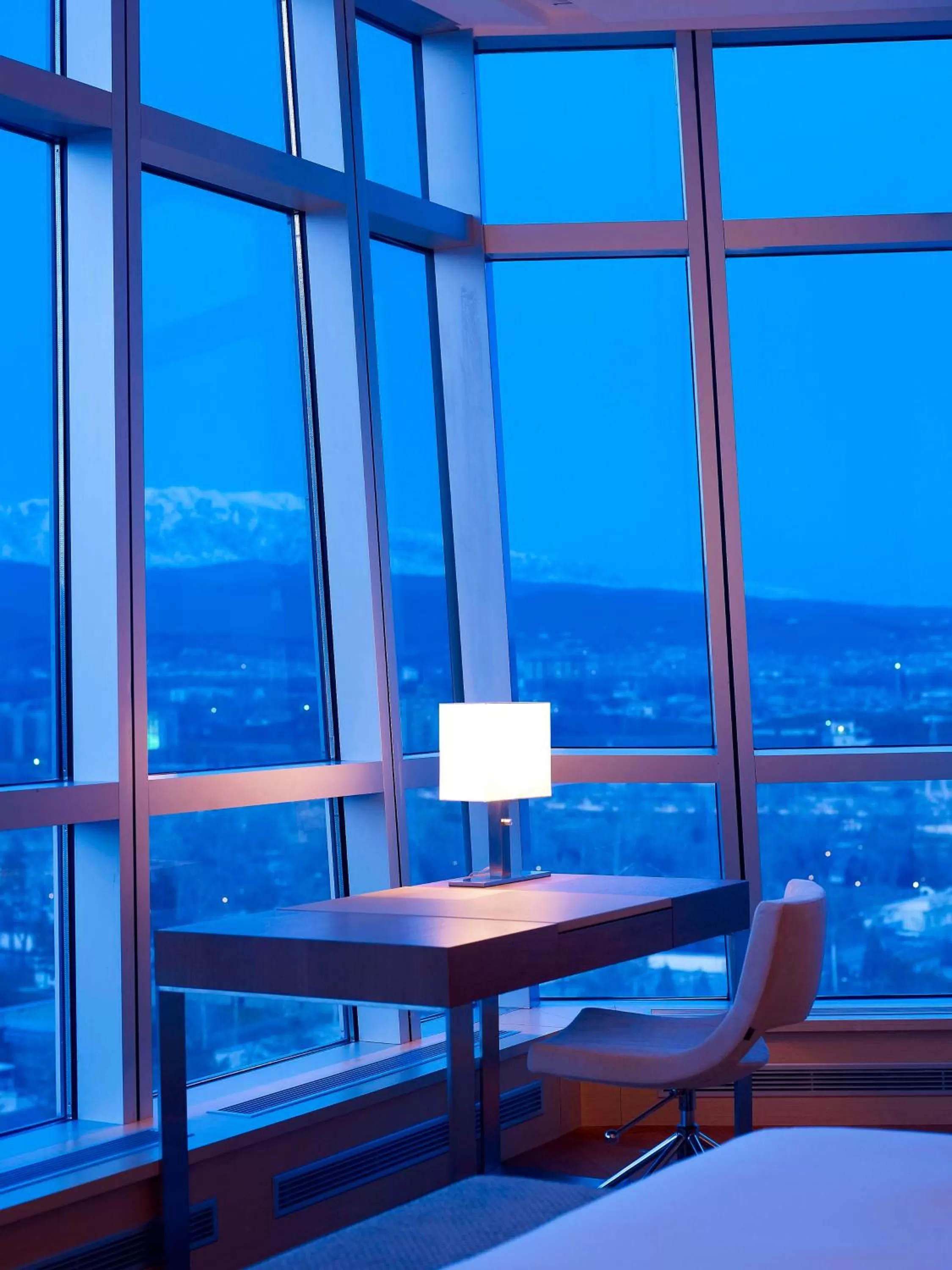 View (from property/room), Bed in Hyatt Regency Dushanbe