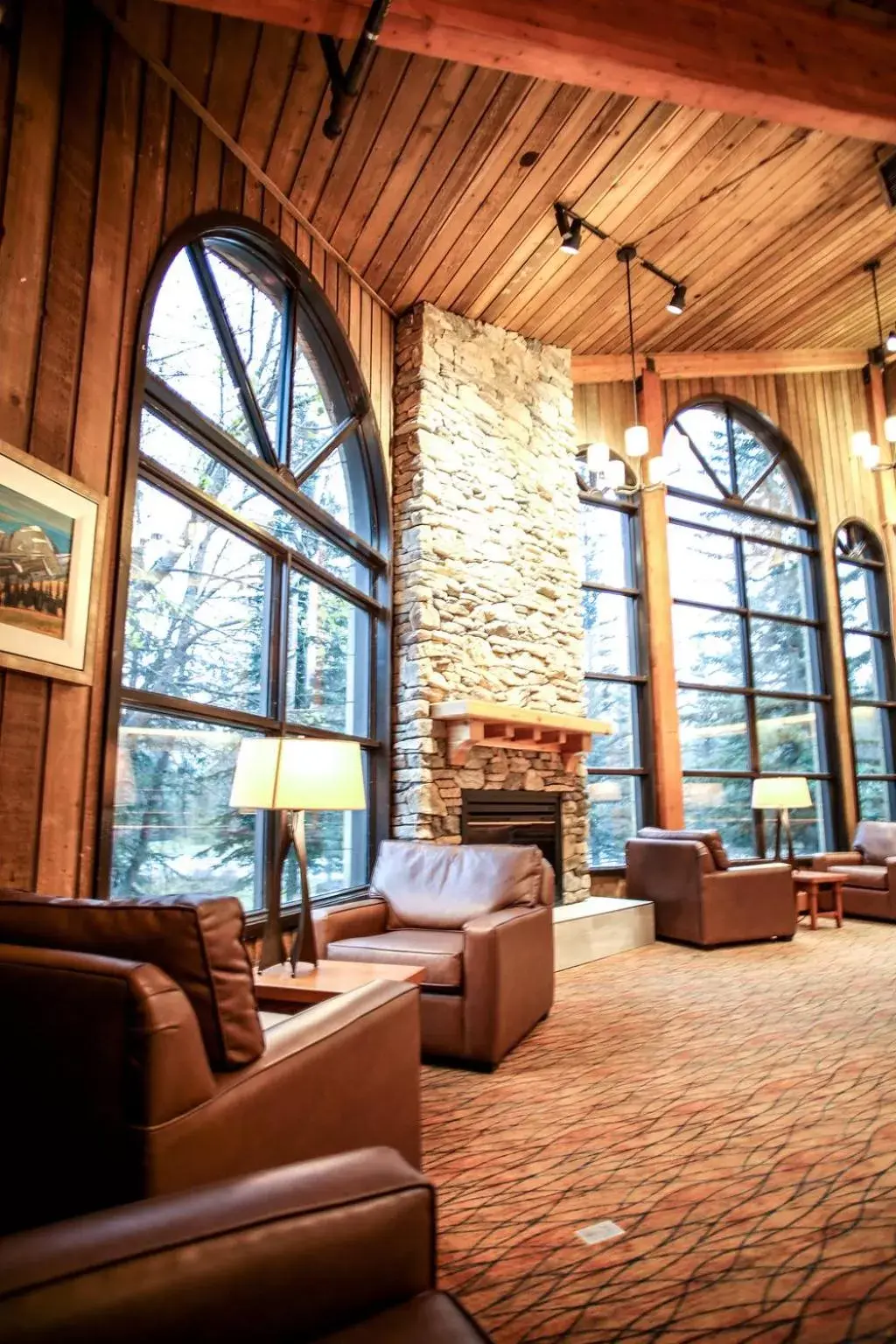 Lobby or reception, Seating Area in Lake Louise Inn