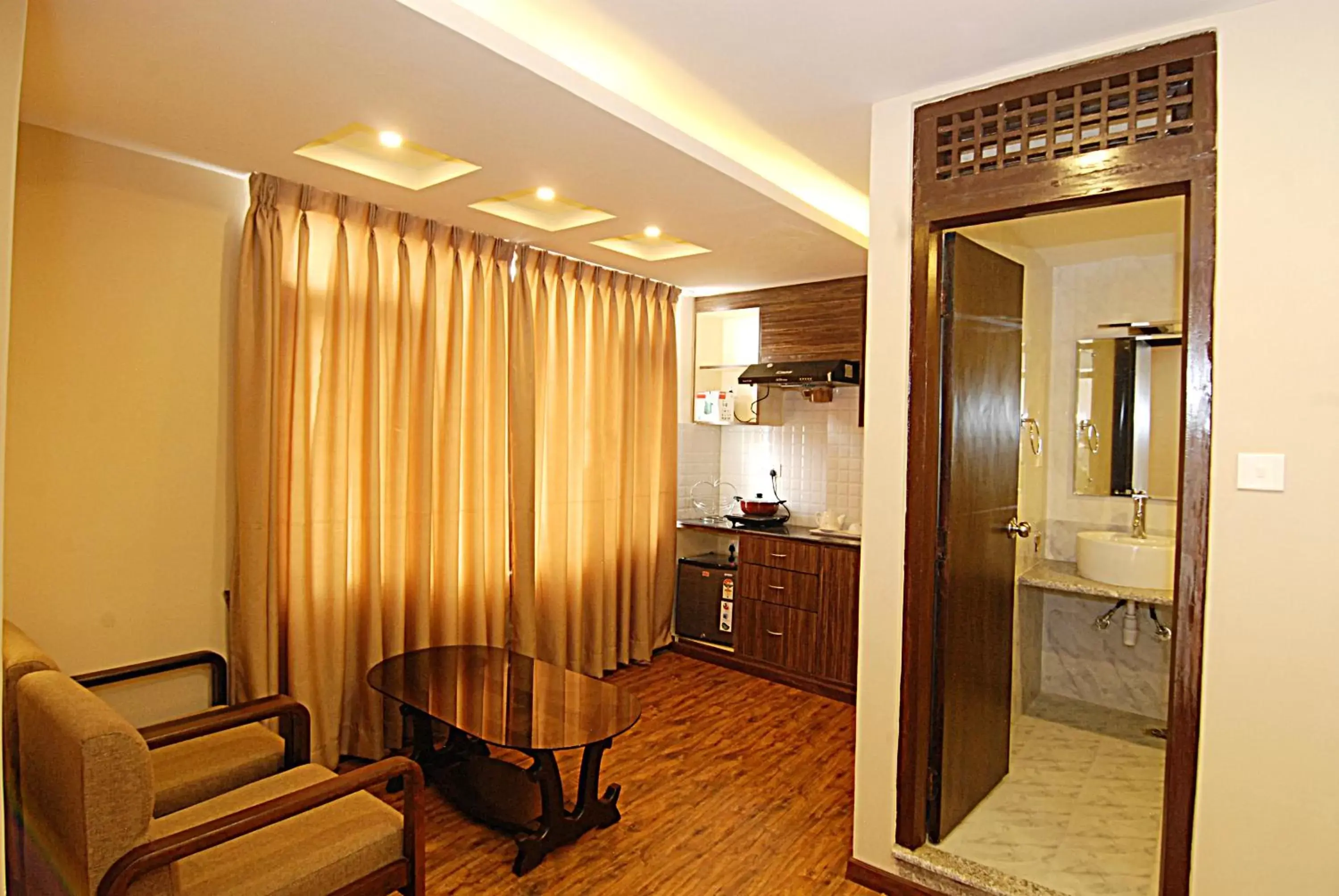 Kitchen or kitchenette, Seating Area in Kathmandu Grand Hotel