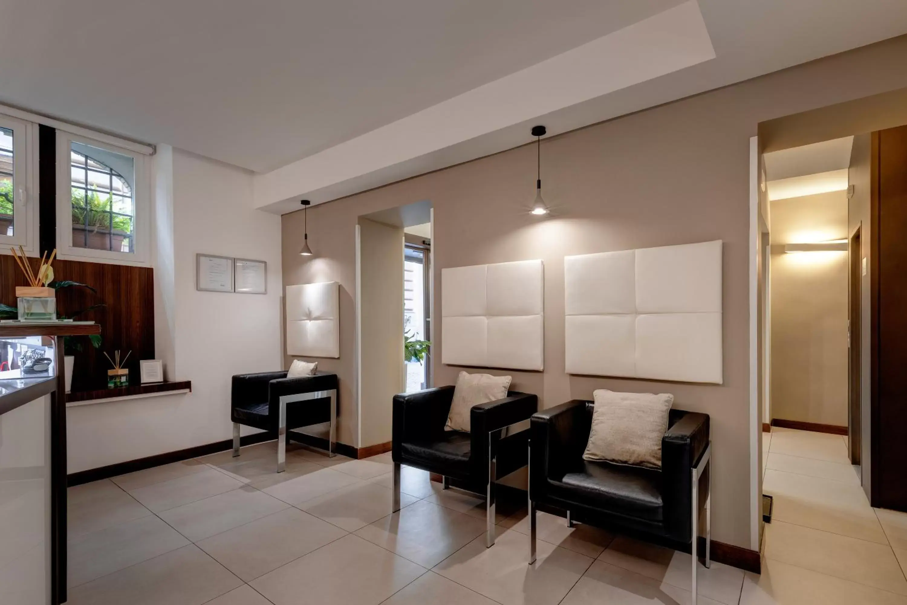 Lobby or reception in Hotel Rinascimento - Gruppo Trevi Hotels