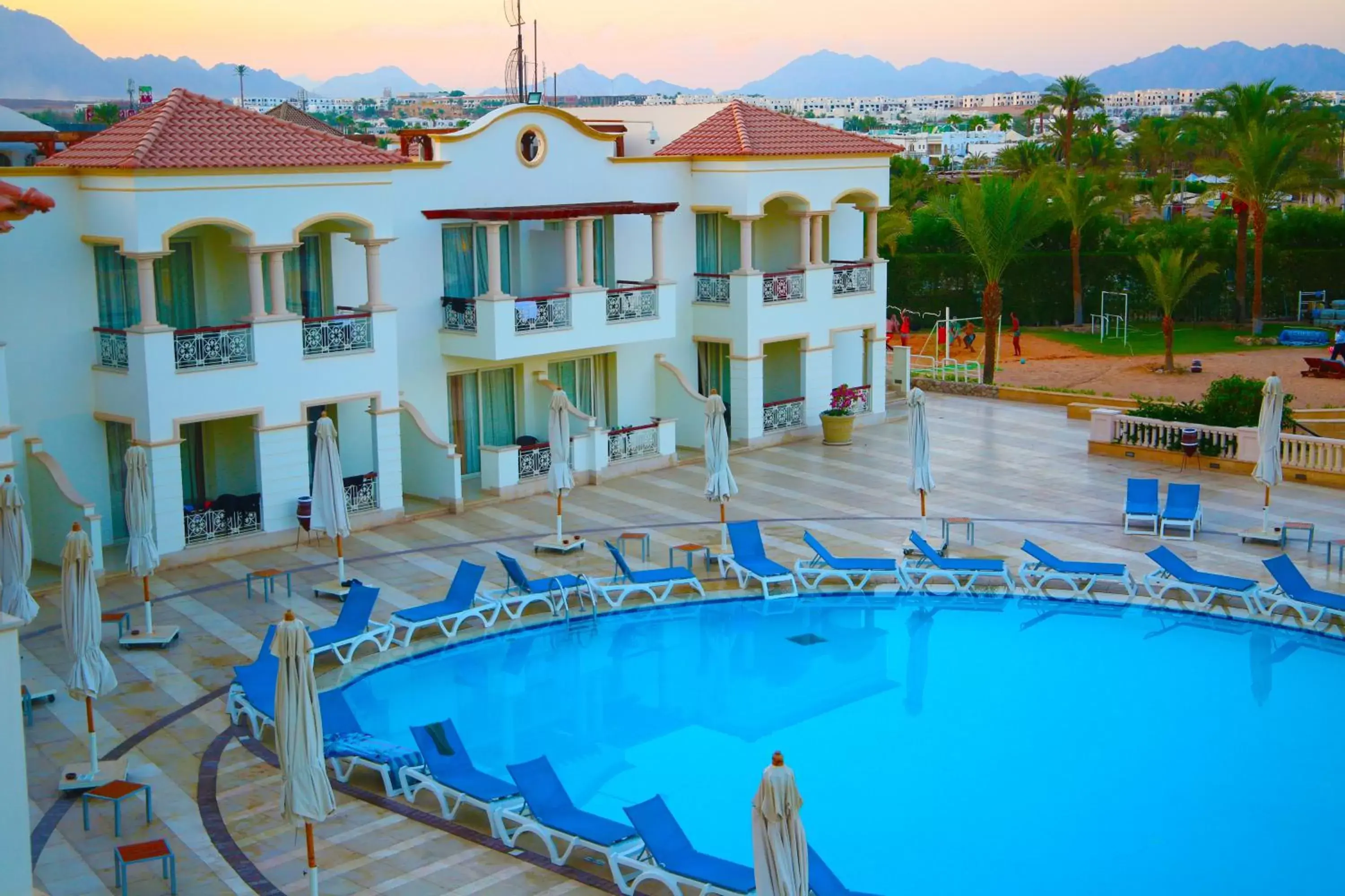 Property building, Swimming Pool in Marina Sharm Hotel