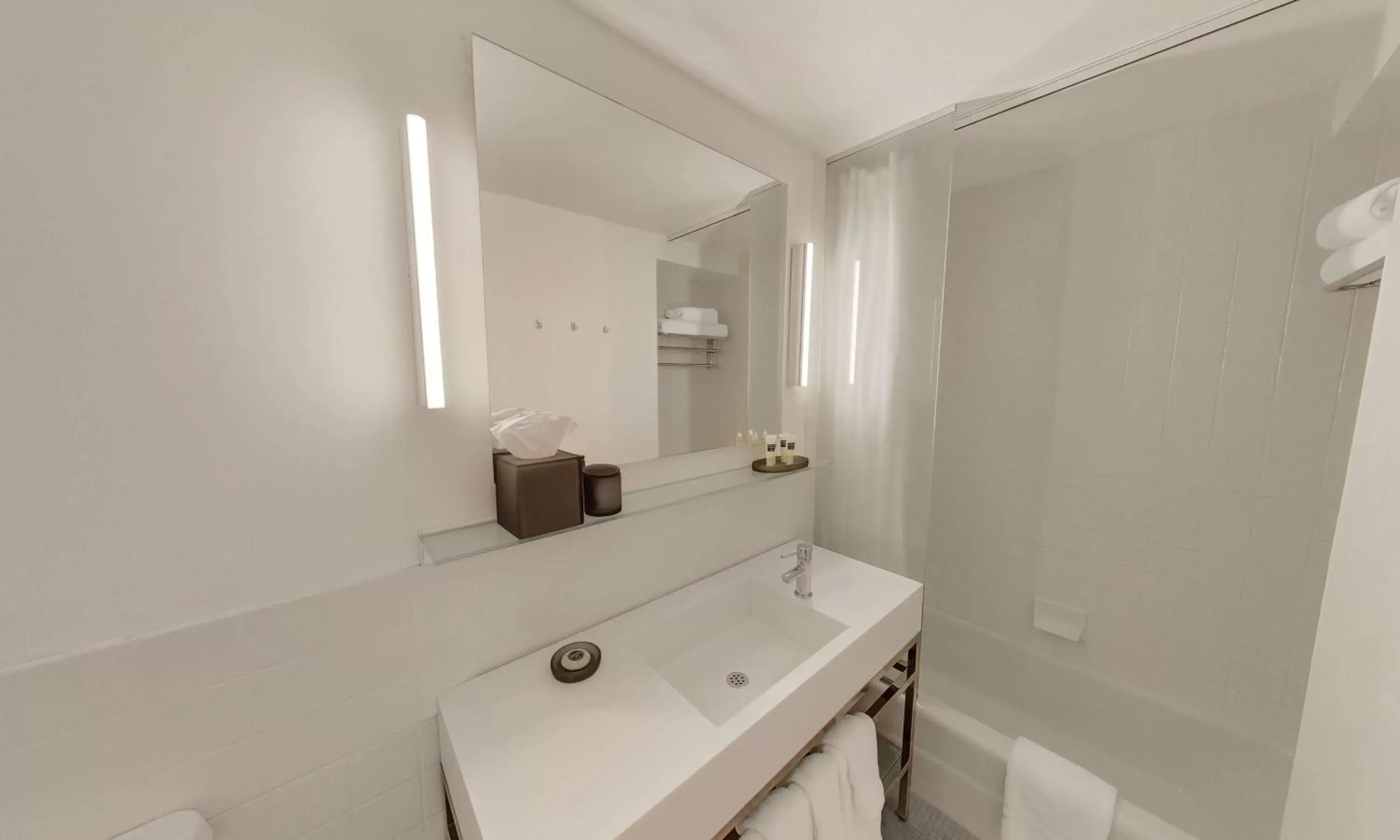 Bathroom in Ambassador Chicago, part of JdV by Hyatt