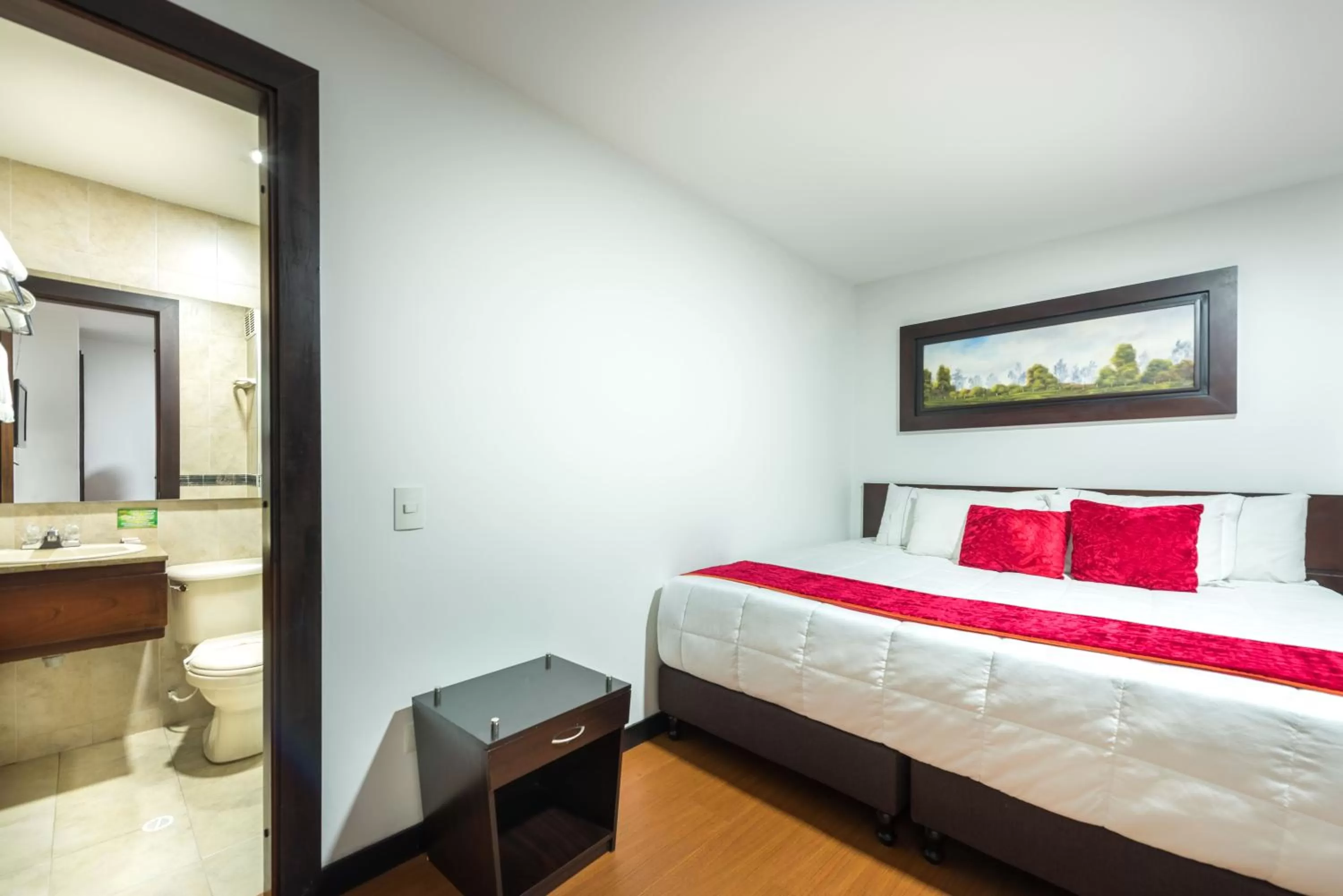 Bed in Hotel Bogota Resort