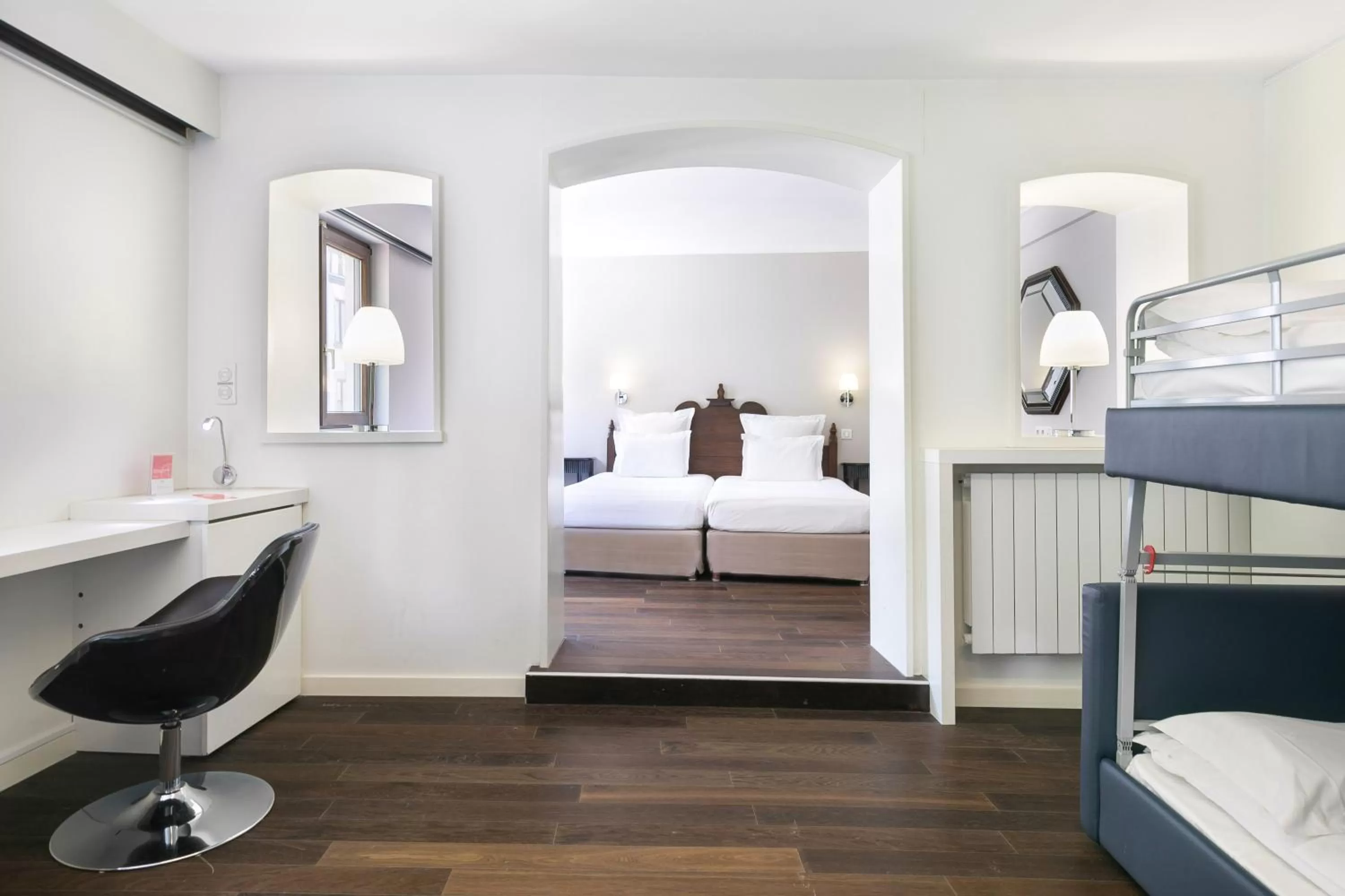 Photo of the whole room, Bed in Hôtel de l'Europe by HappyCulture