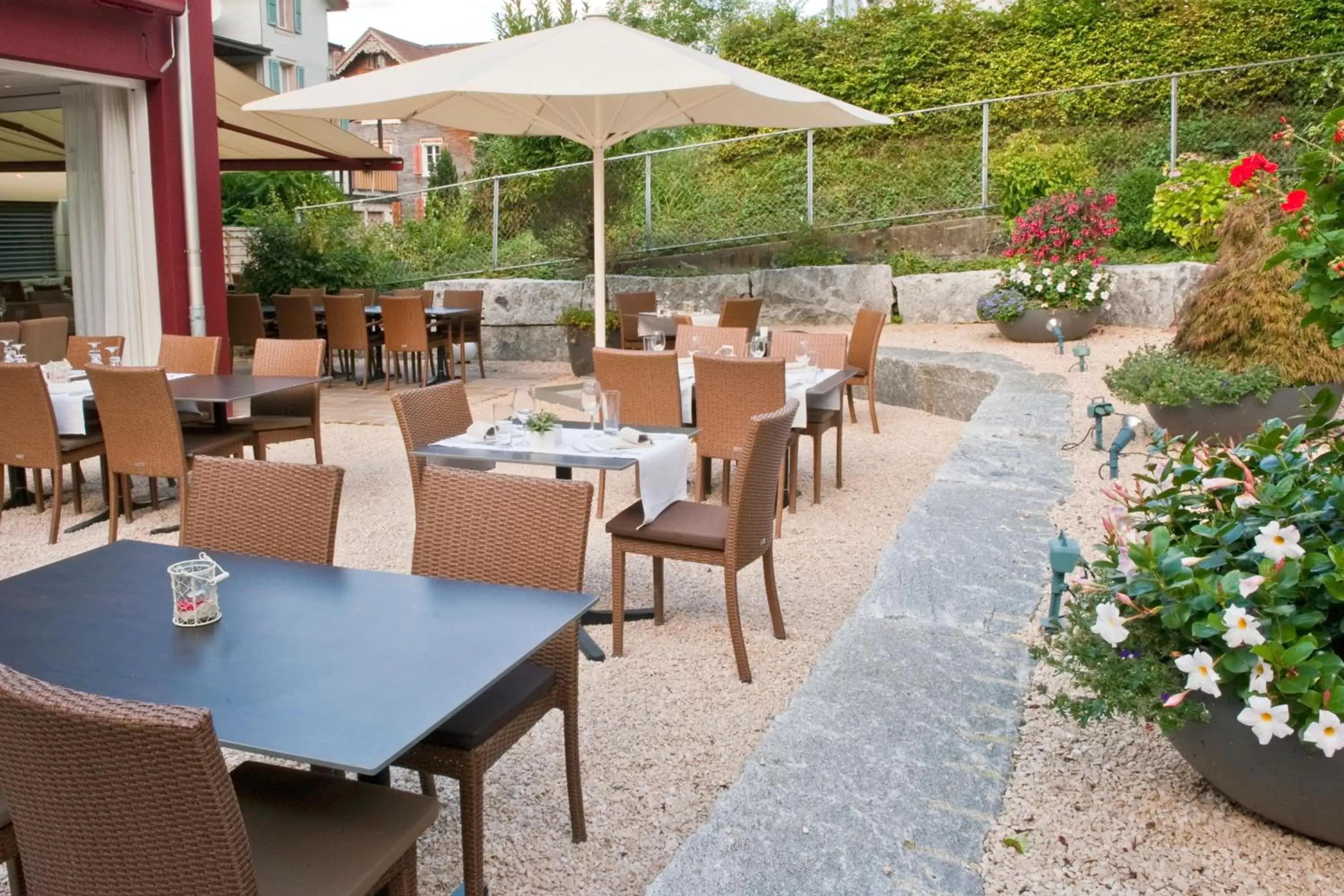 Garden, Restaurant/Places to Eat in Hotel Krone