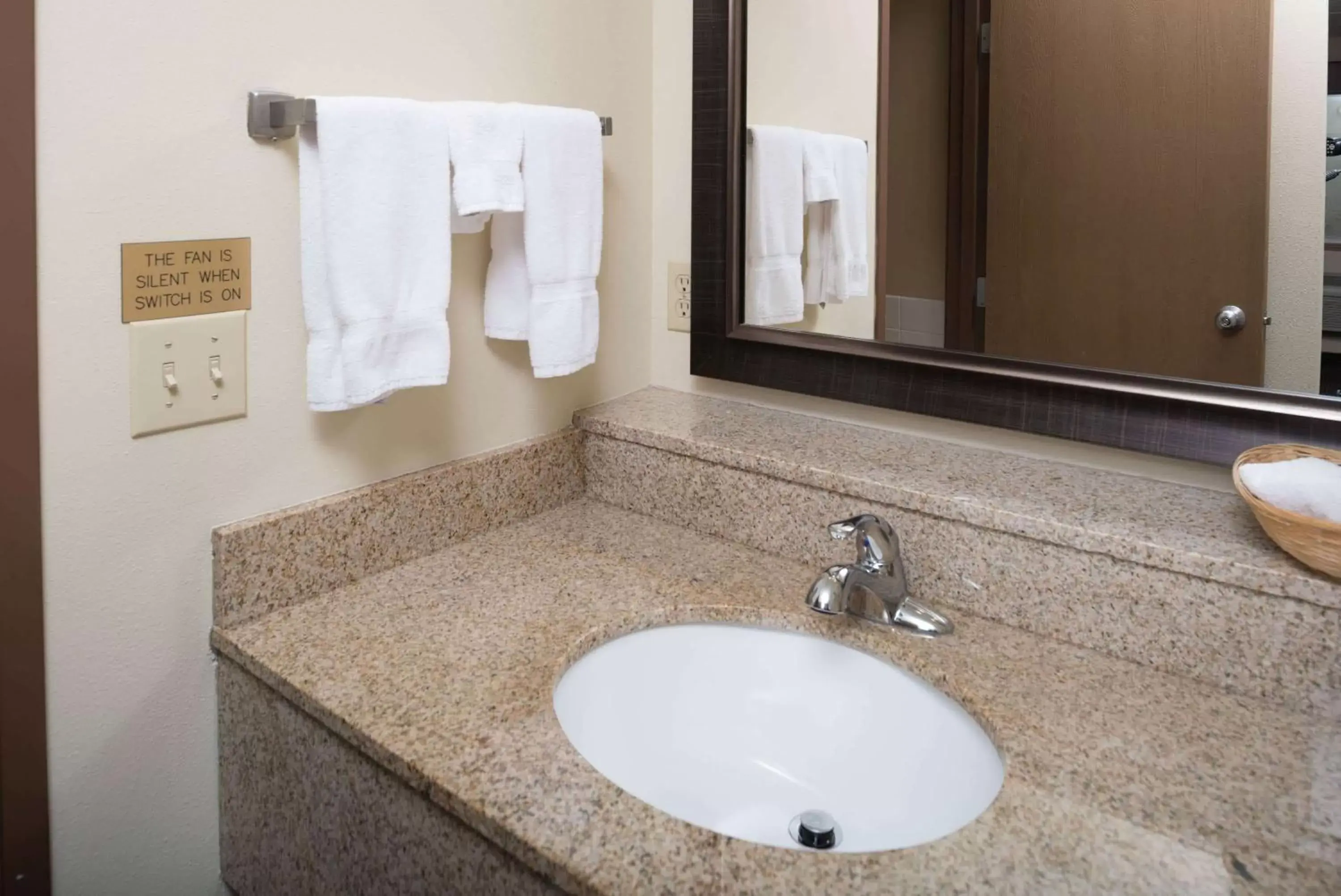 Bathroom in AmericInn by Wyndham Valley City Conference Center