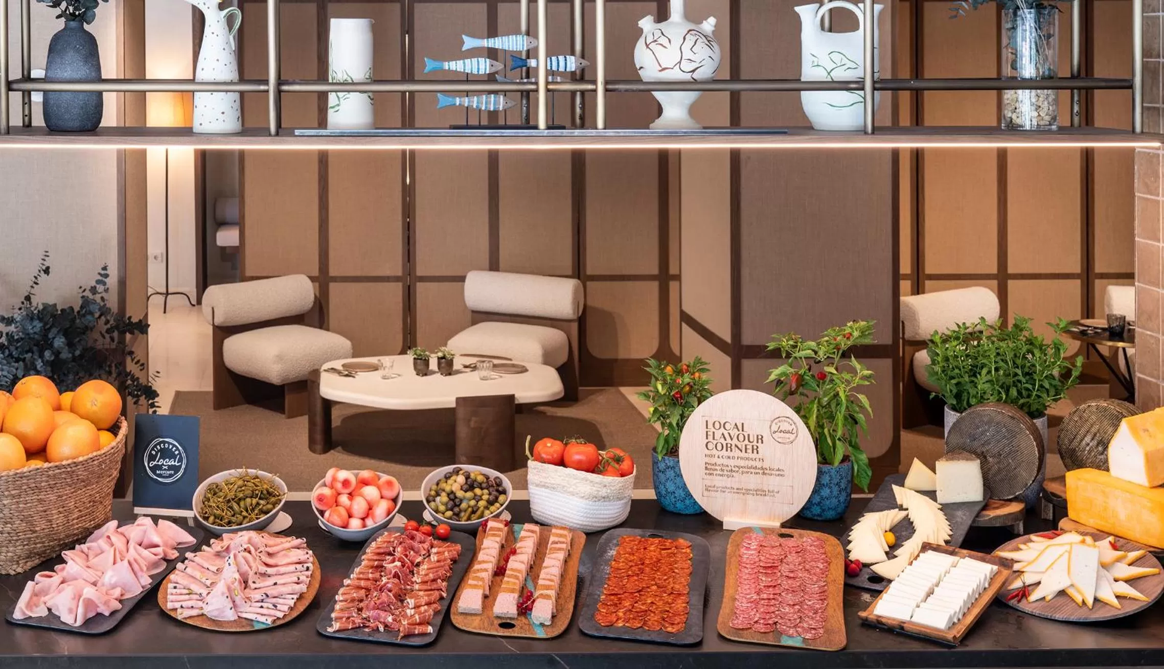 Buffet breakfast in Mercure Benidorm