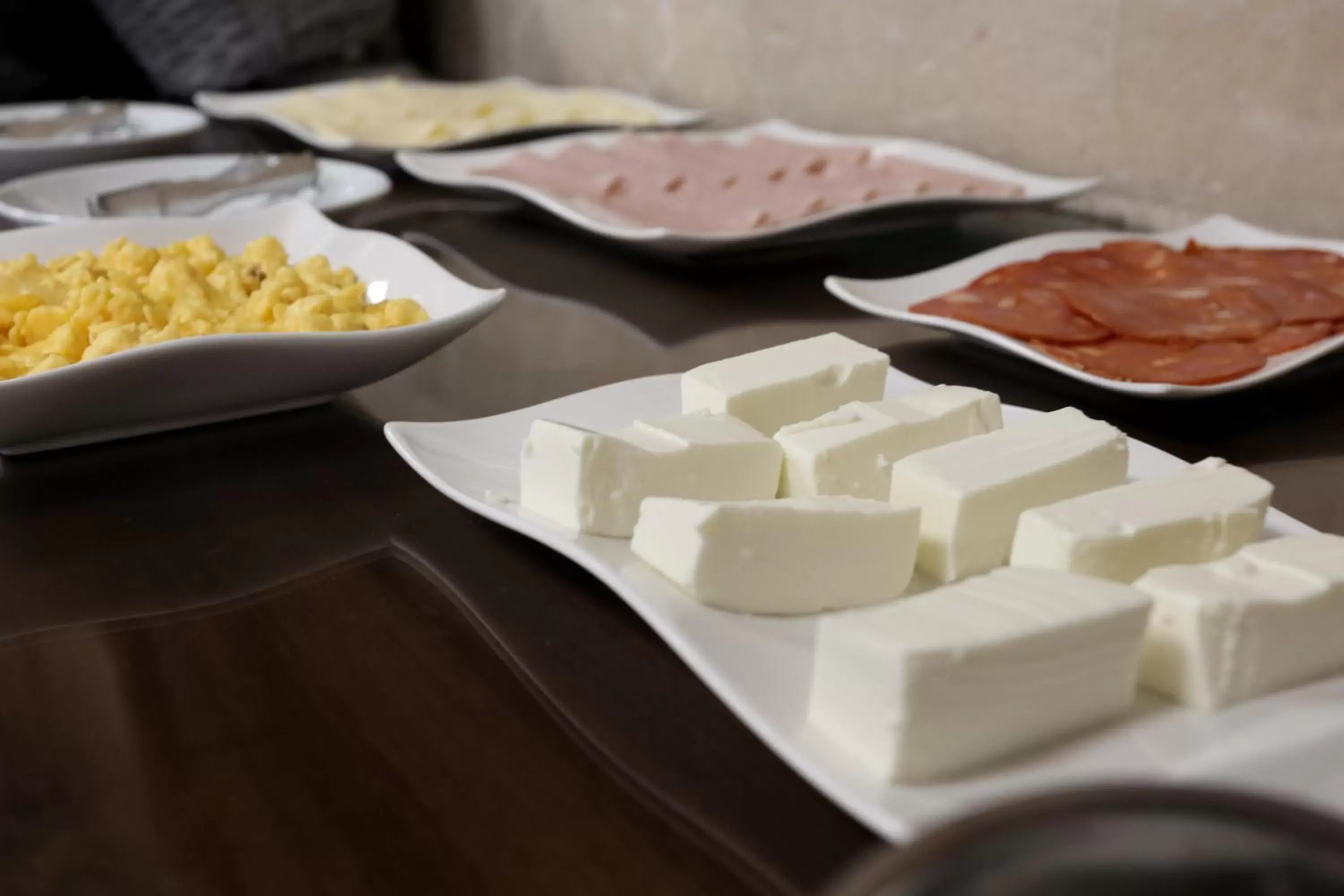 Buffet breakfast, Food in Hotel Arangues
