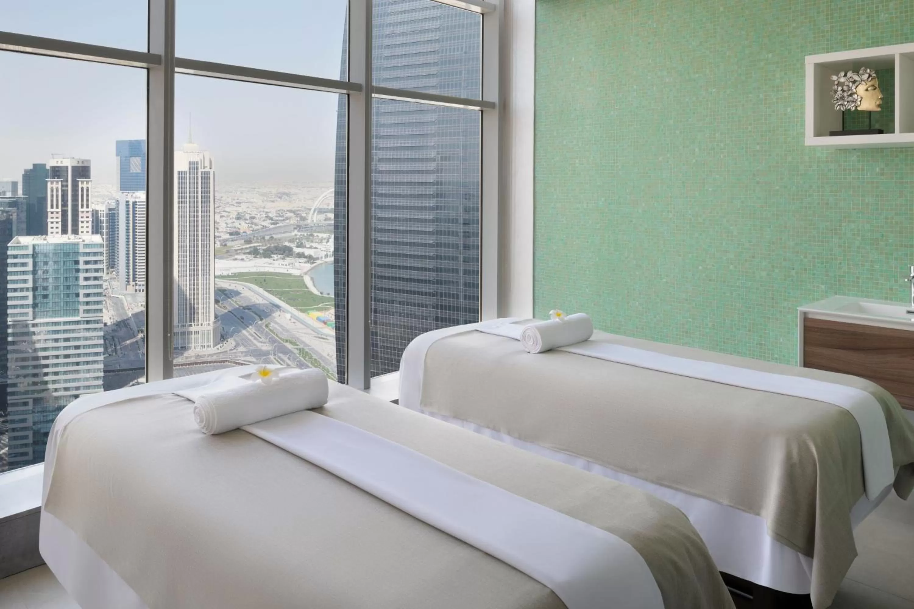 Spa and wellness centre/facilities, Bed in Element by Westin West Bay Doha