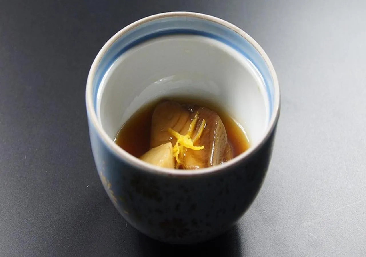 Food close-up in Hotel Asafuji