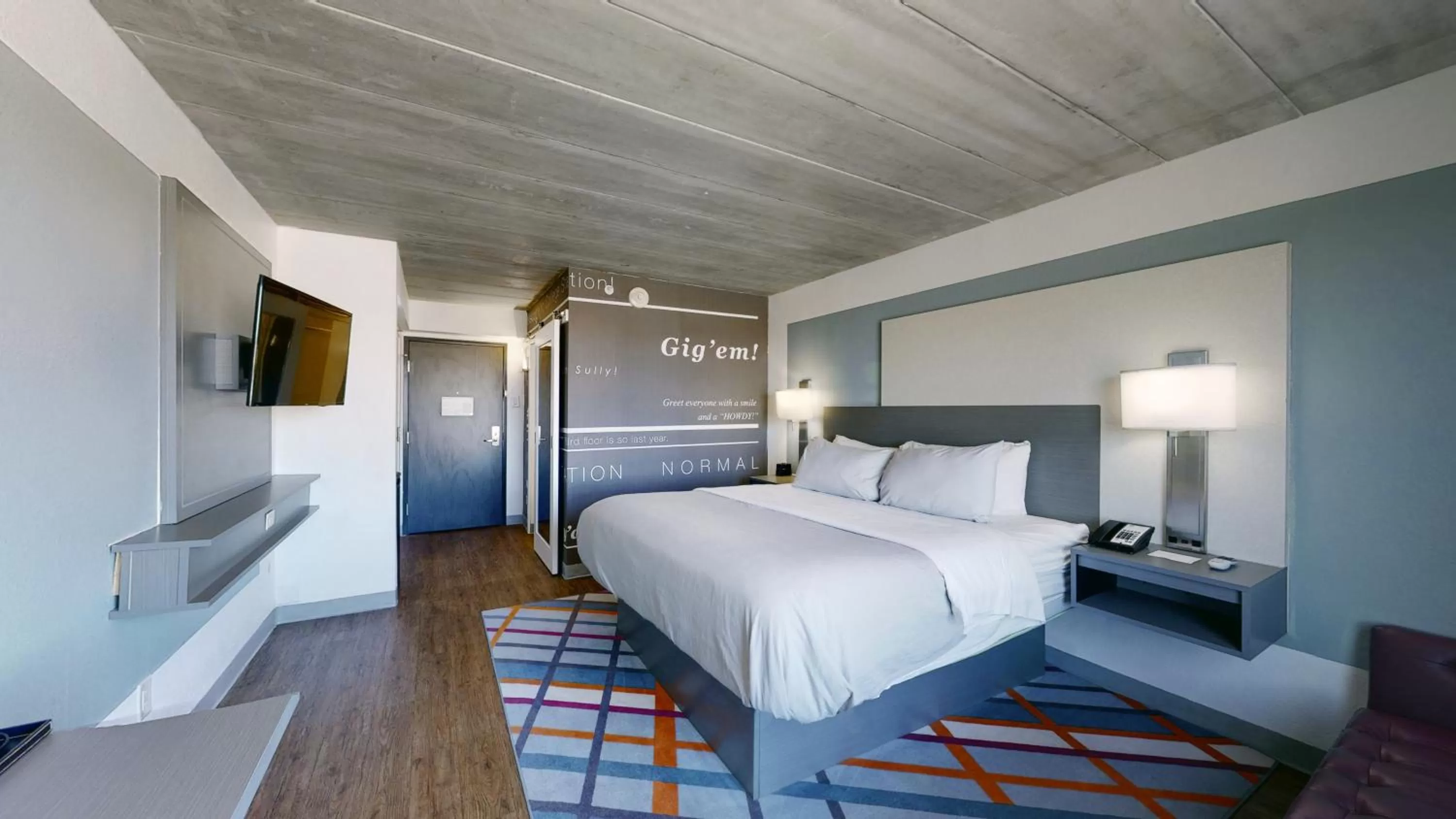 Bedroom, Bed in voco College Station Aggieland by IHG