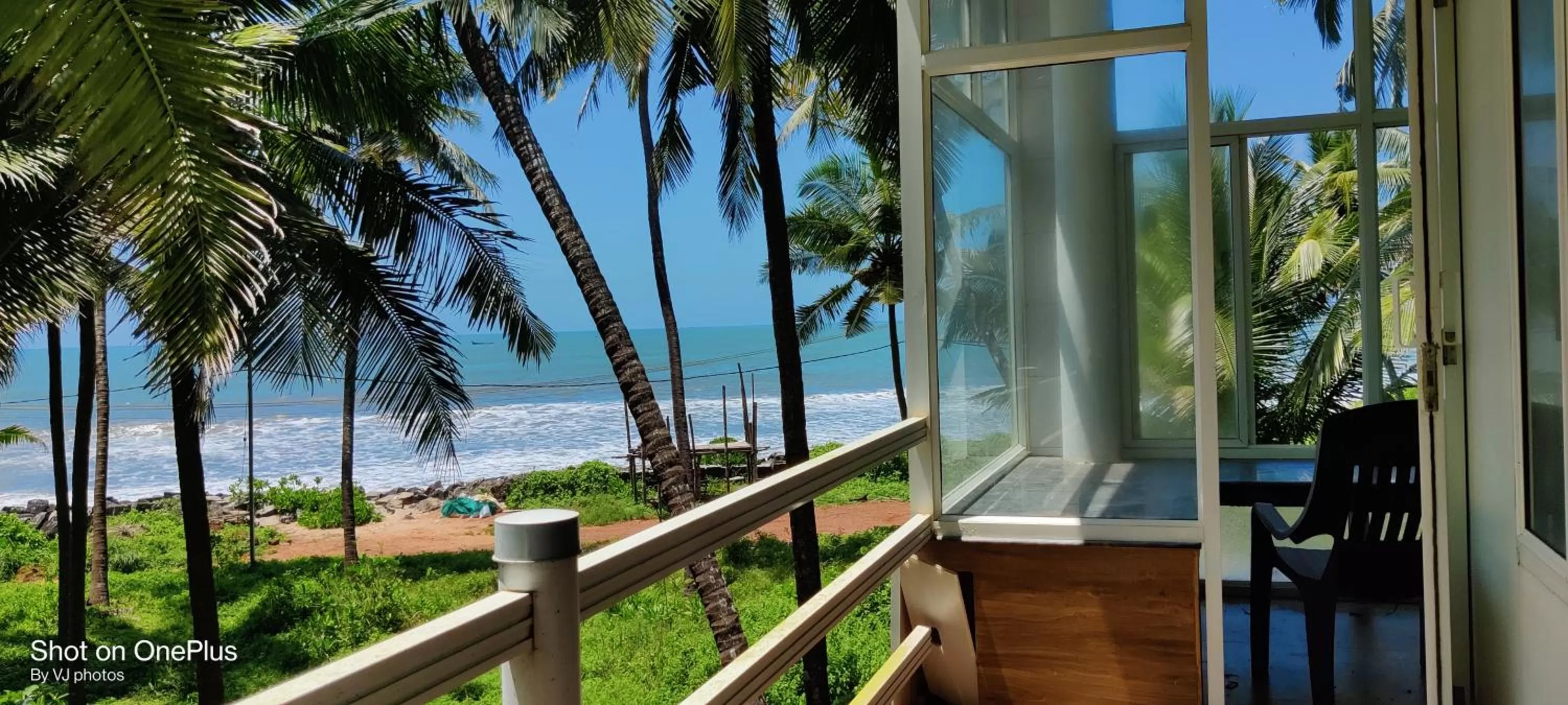 Balcony/Terrace in White Shell