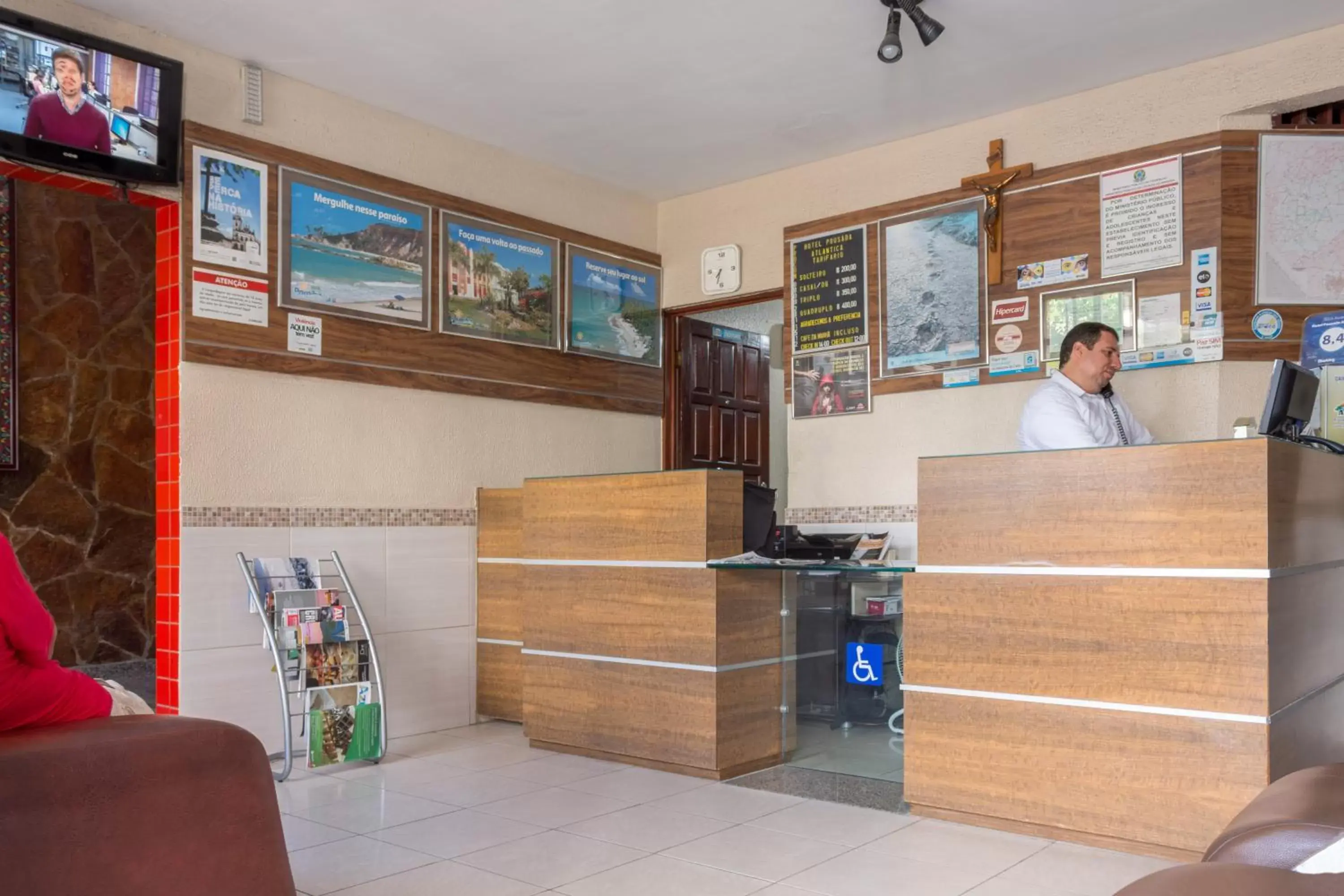 Lobby or reception, Lobby/Reception in Hotel Pousada Atlântica