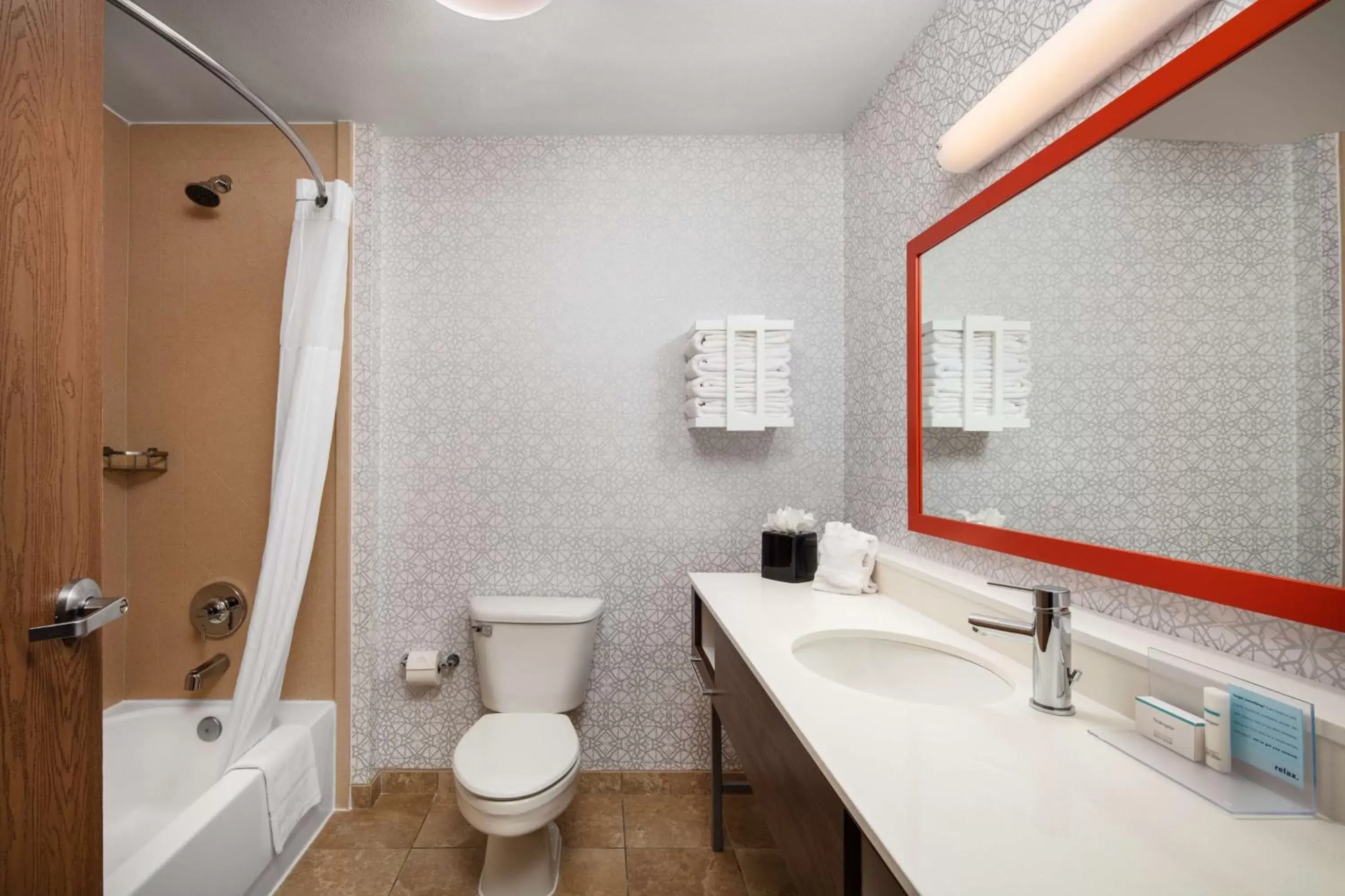 Bathroom in Hampton Inn Medford Bathroom in Hampton Inn Medford