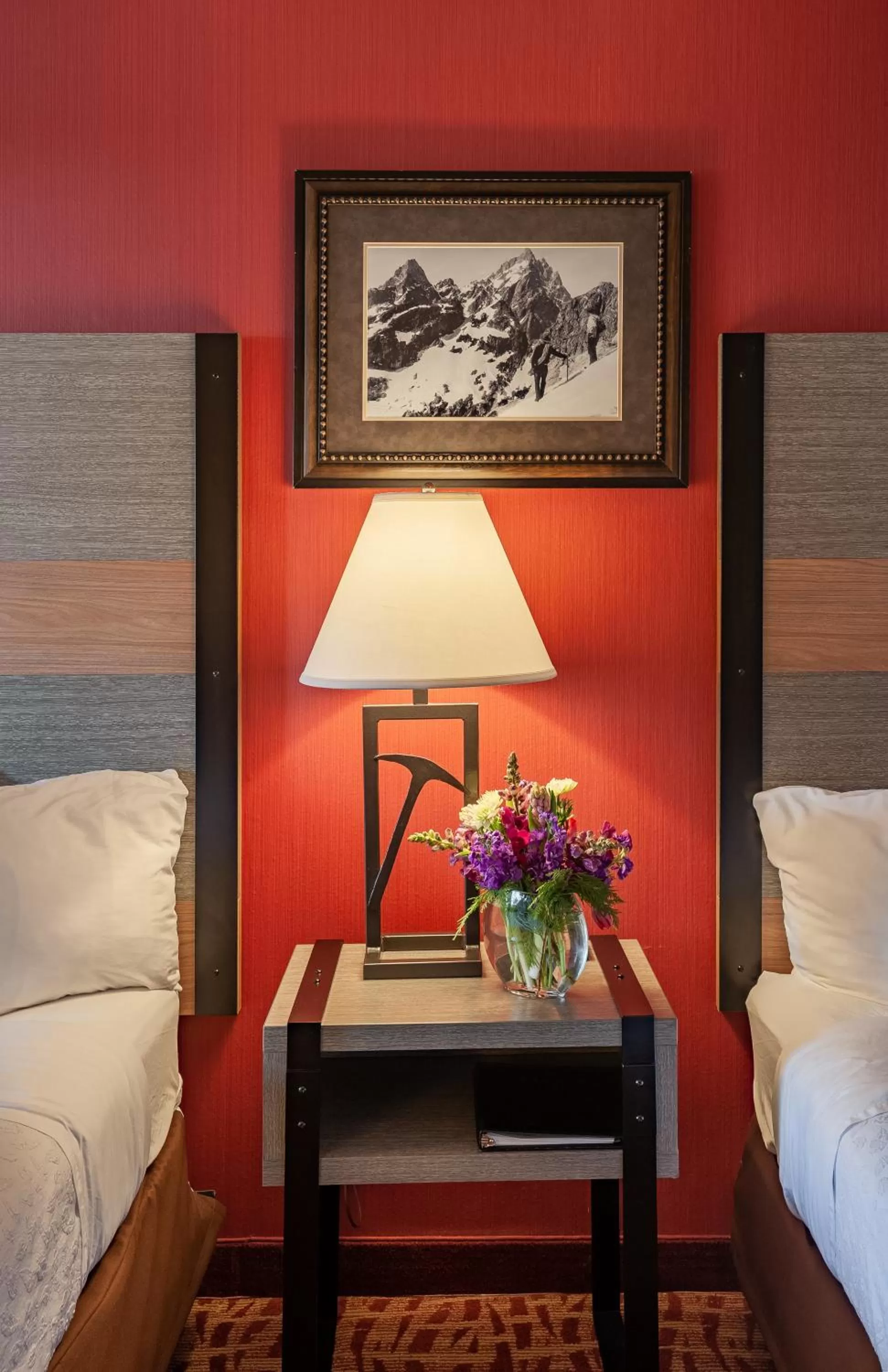 Decorative detail, Bed in 49'er Inn & Suites