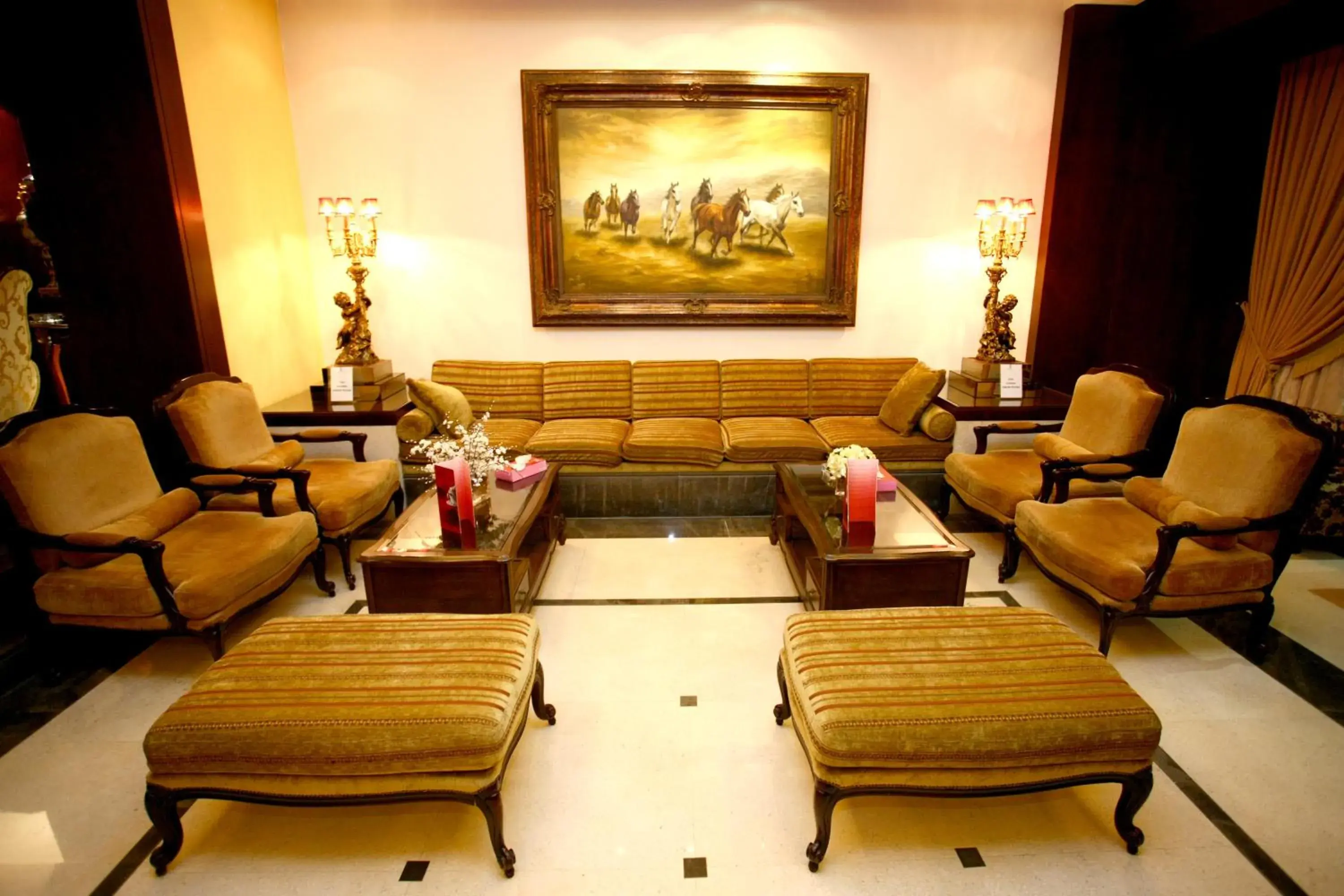 Lobby or reception, Seating Area in Markazia Suites