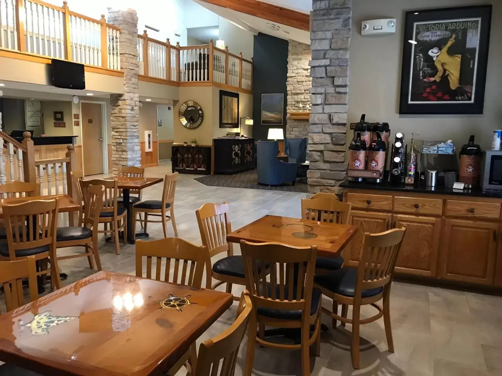 Restaurant/Places to Eat in AmericInn by Wyndham Hotel and Suites Long Lake