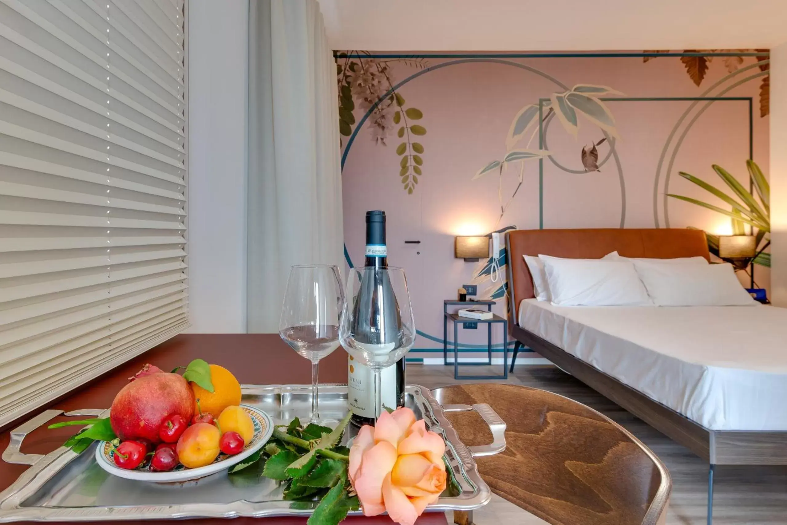 Bedroom, Food in RoccaRegina Hotel