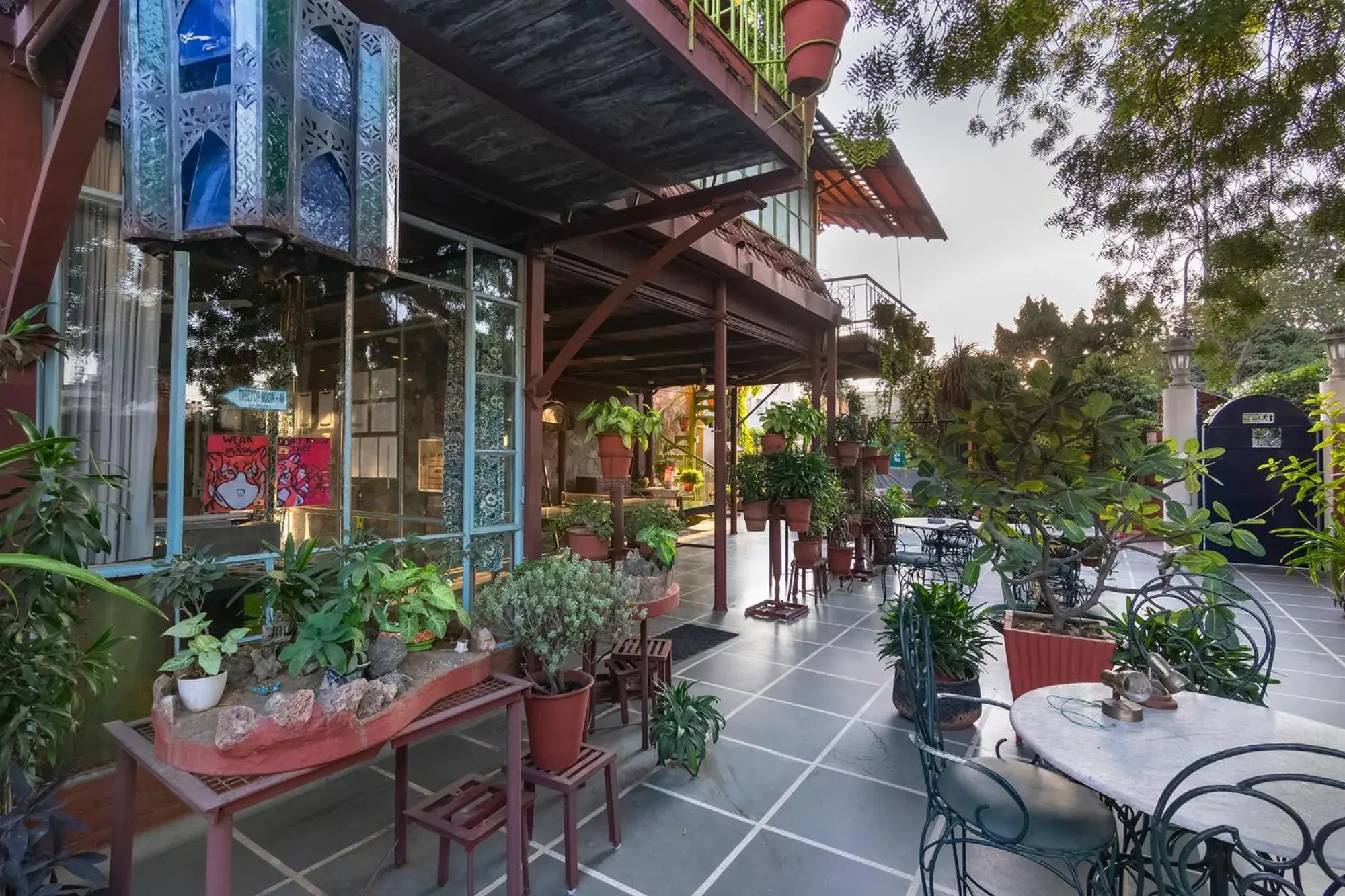 Patio in Jaipur Inn