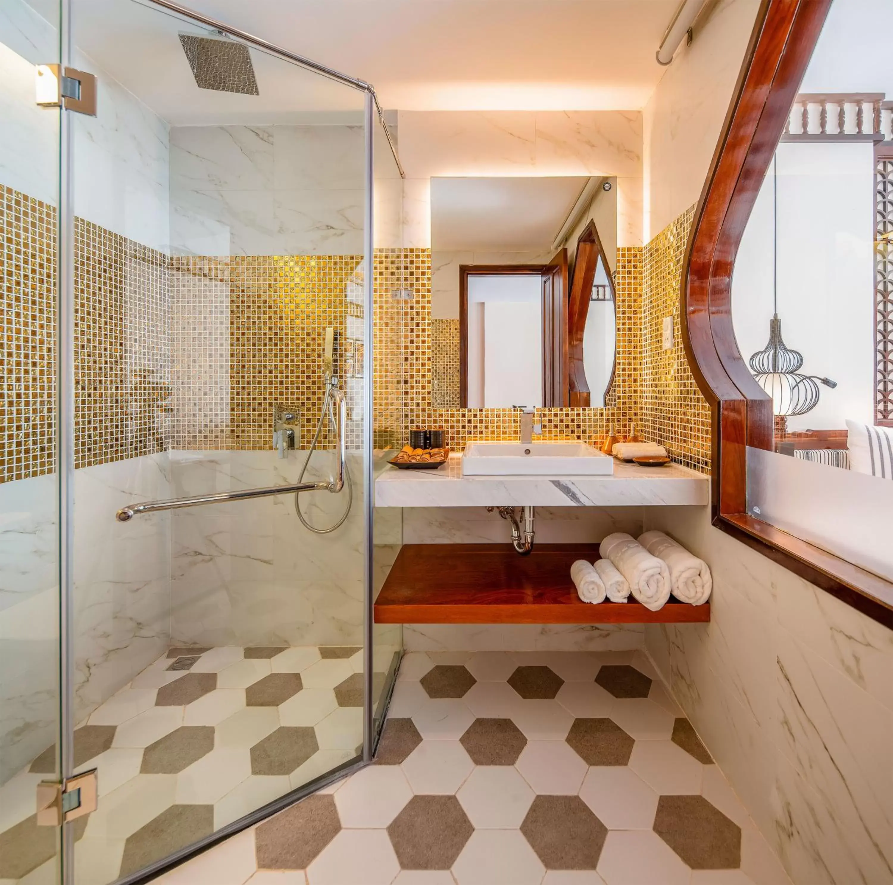 Shower, Bathroom in Le Pavillon Hoi An Paradise Hotel & Spa