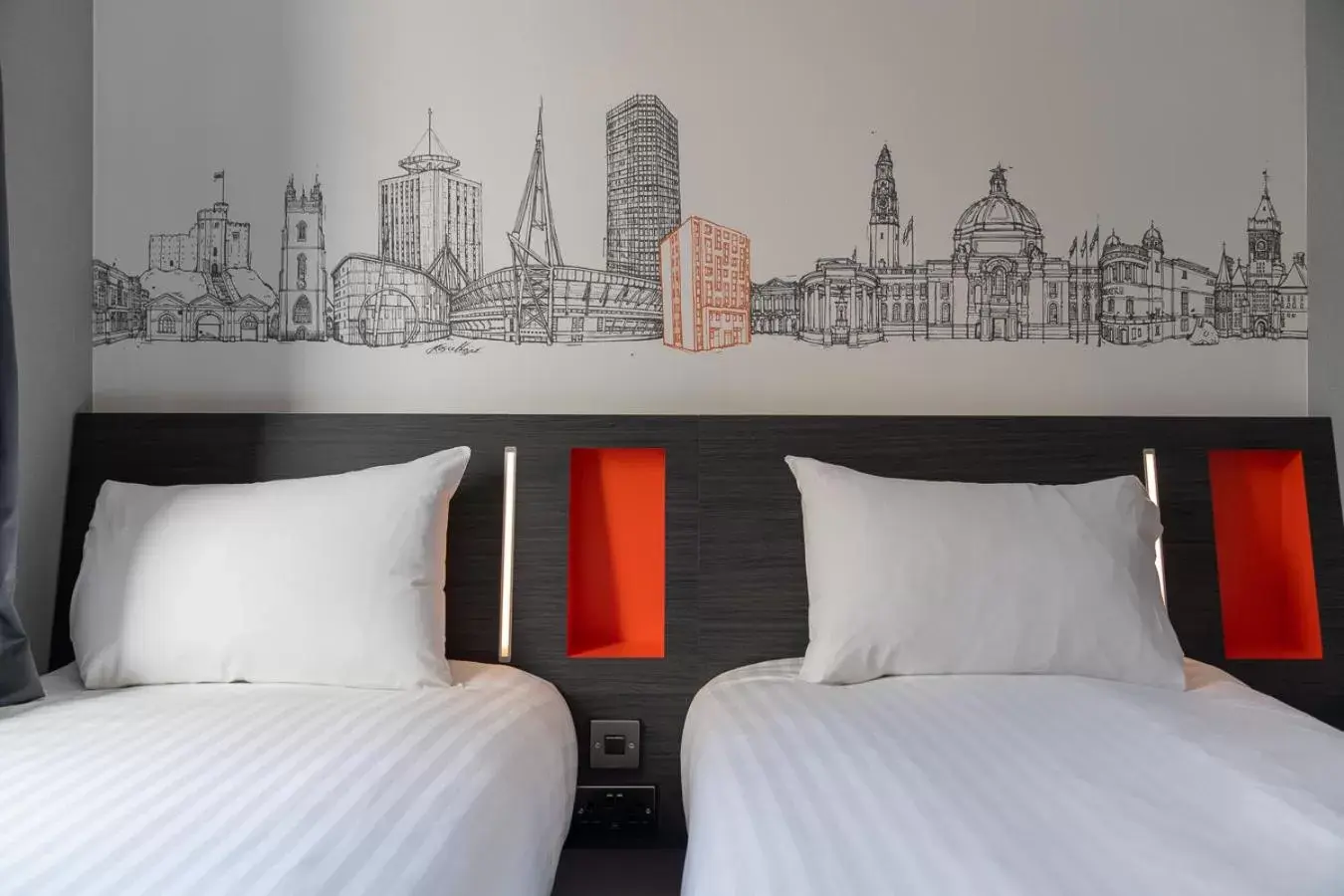 Bedroom in easyHotel Cardiff