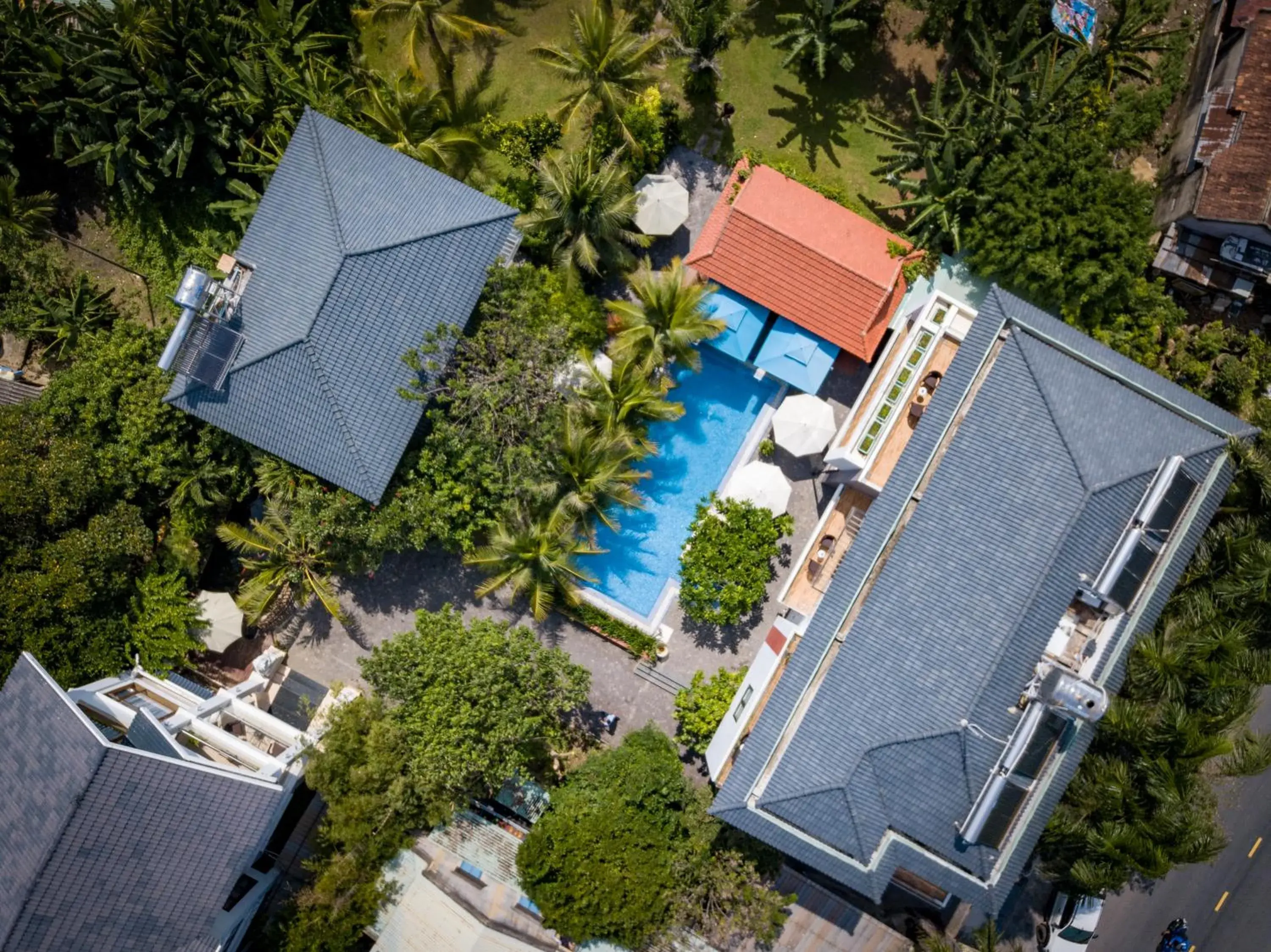 Bird's eye view, Bird's-eye View in Hoi An Reverie Villas