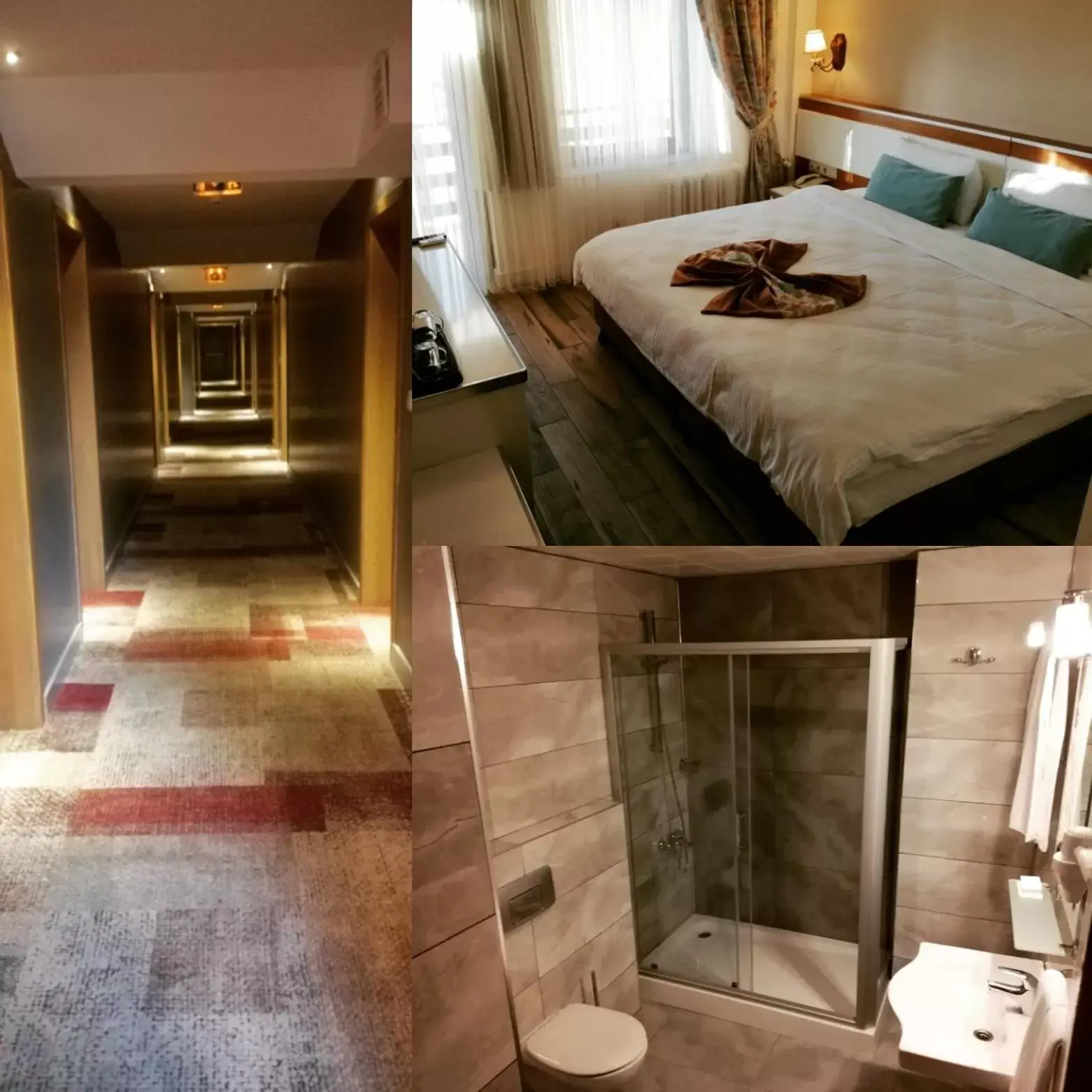 Bathroom, Bed in Iris Hotel