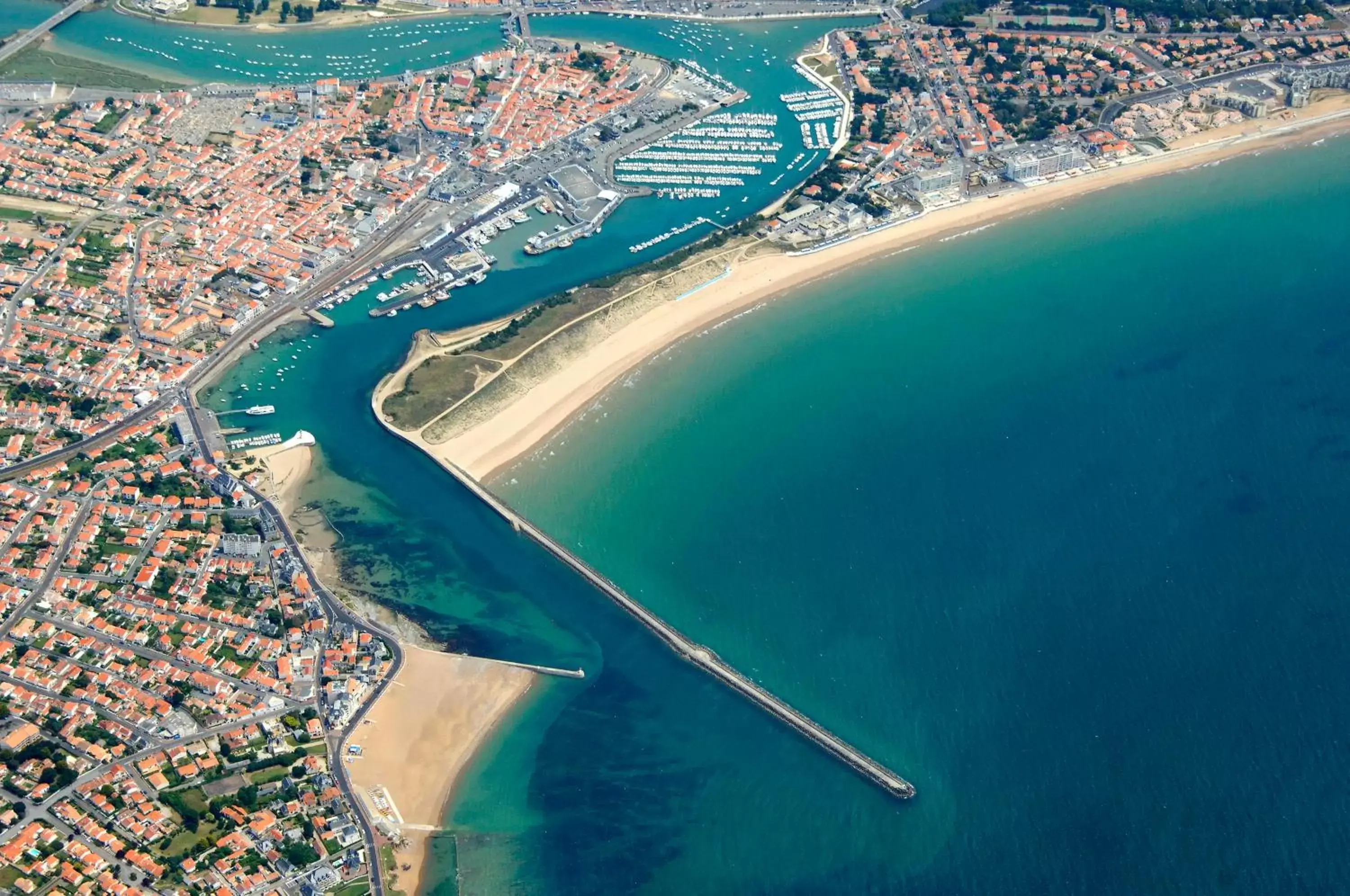 Beach, Bird's-eye View in Résidence Goélia La Grande Plage