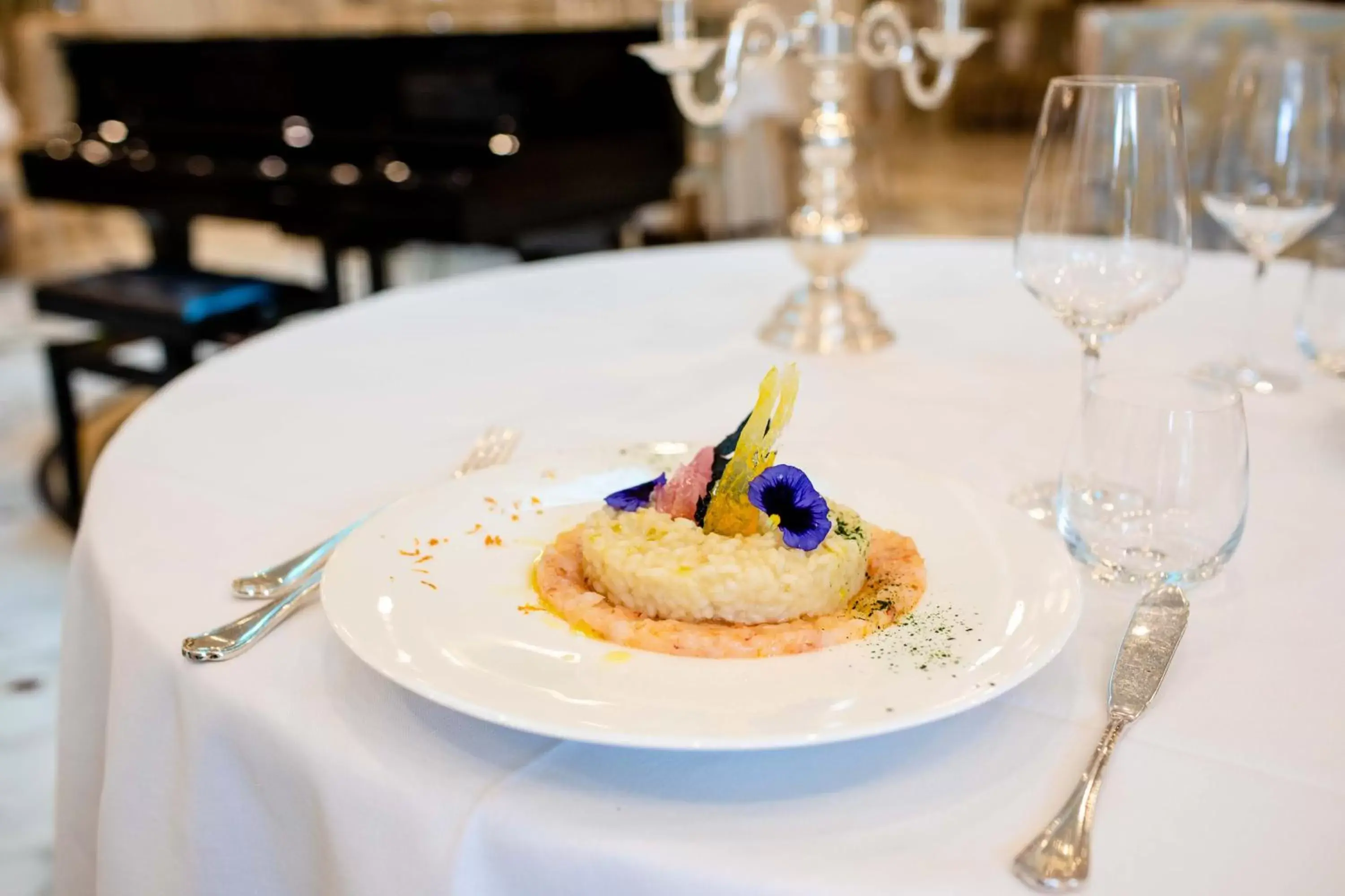 Food in Grand Hotel Des Bains Food in Grand Hotel Des Bains