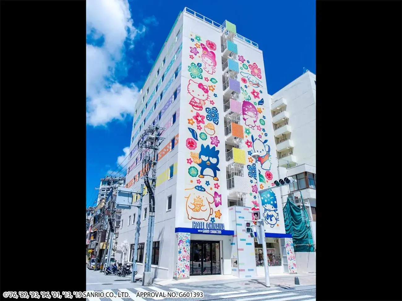 Property Building in Hotel Okinawa With Sanrio Characters