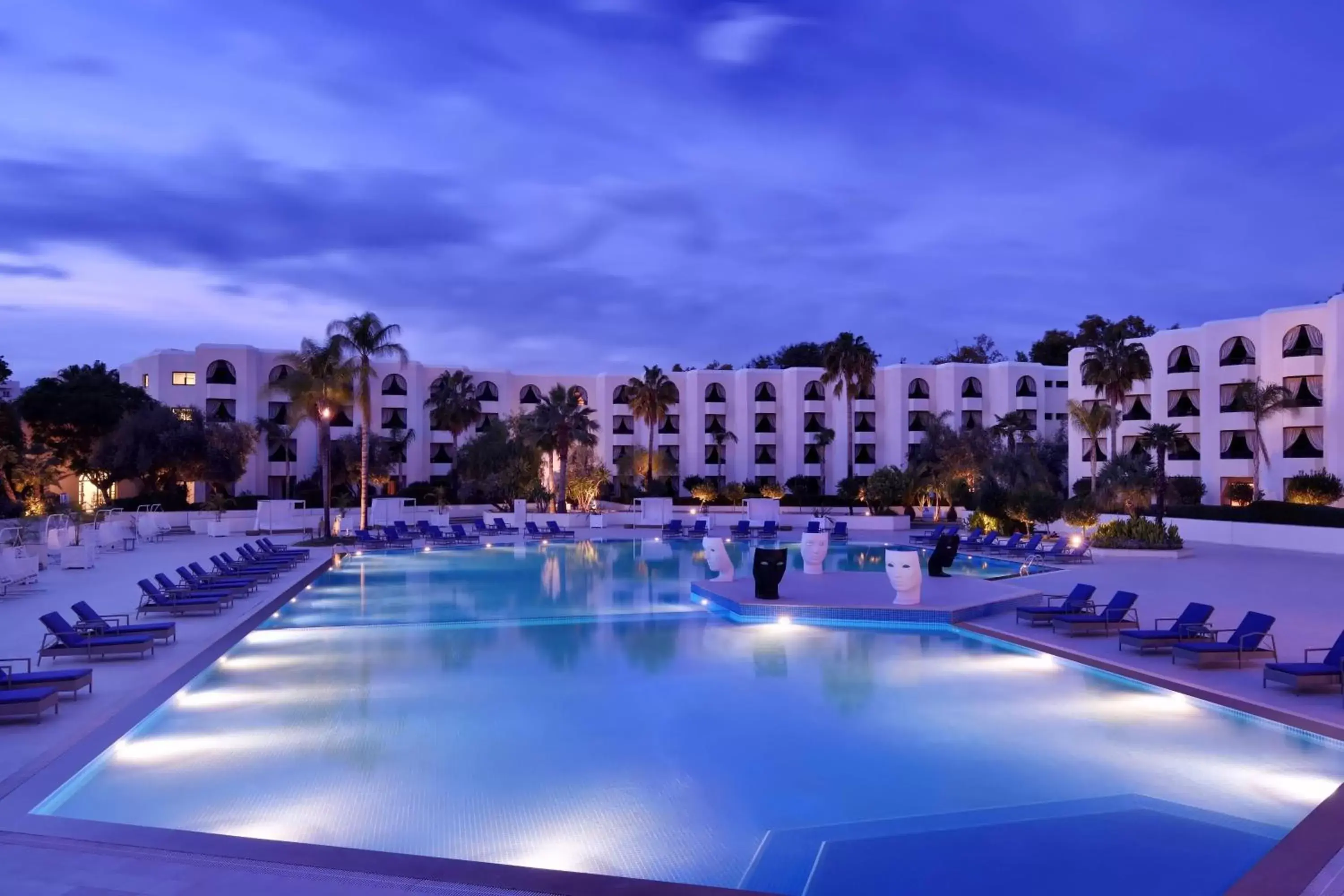 Swimming Pool in Fes Marriott Hotel Jnan Palace