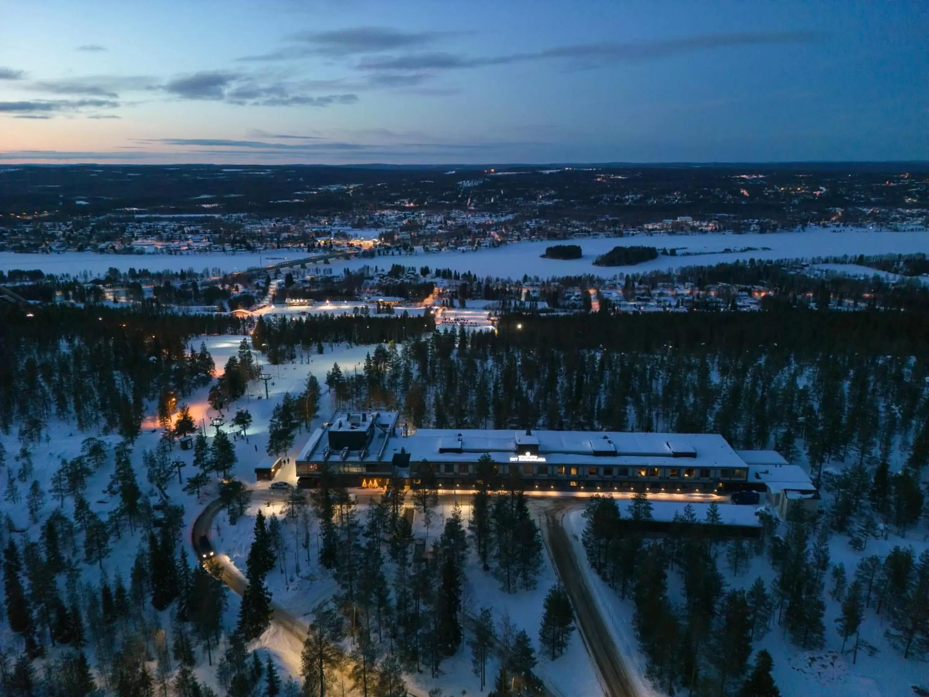 Property building, Bird's-eye View in Lapland Hotels Sky Ounasvaara