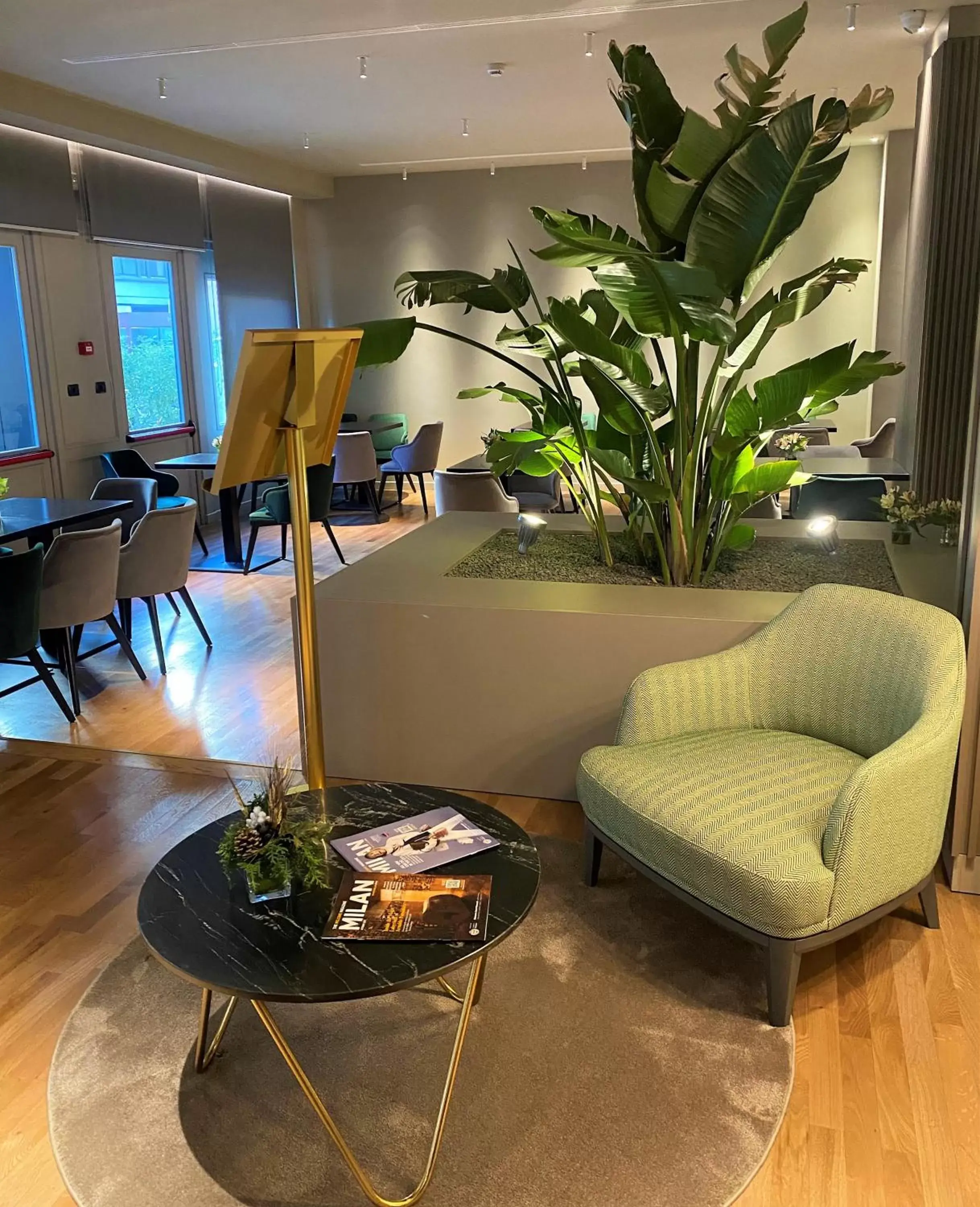 Lobby or reception in Palazzo Porta Romana Hotel