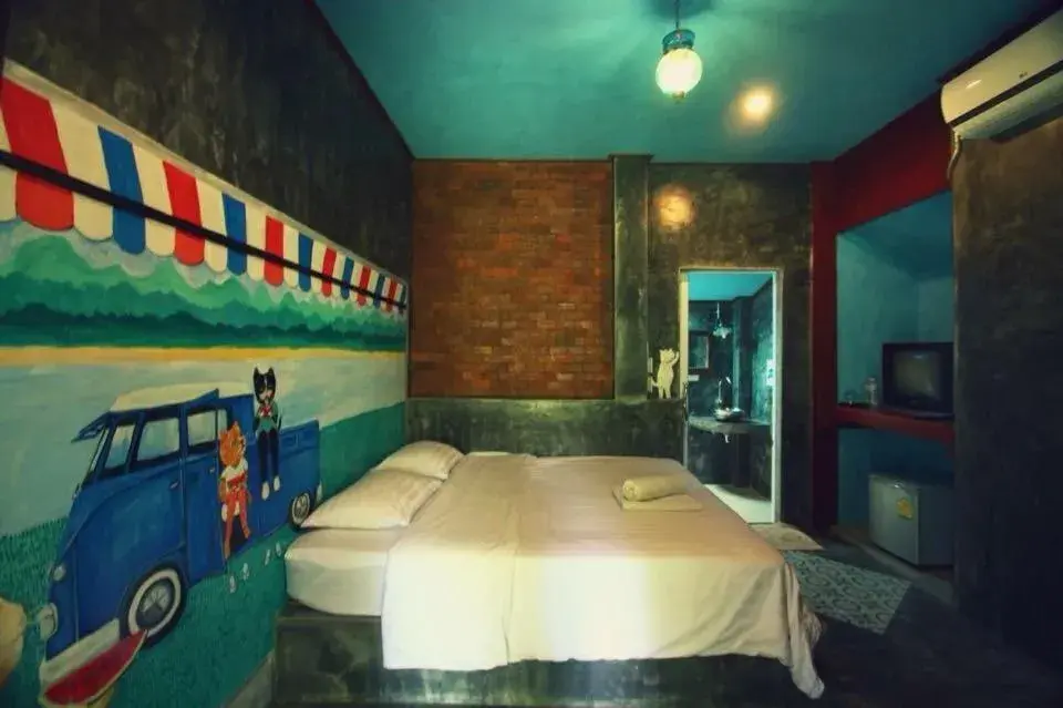 Bedroom in Sawasdeepai River Resort