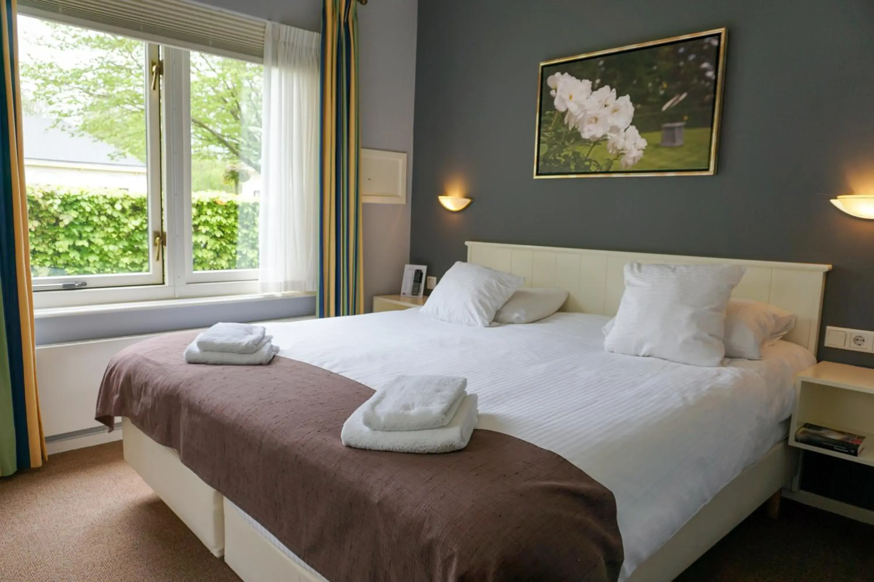 Bedroom, Bed in Kasteel De Vanenburg