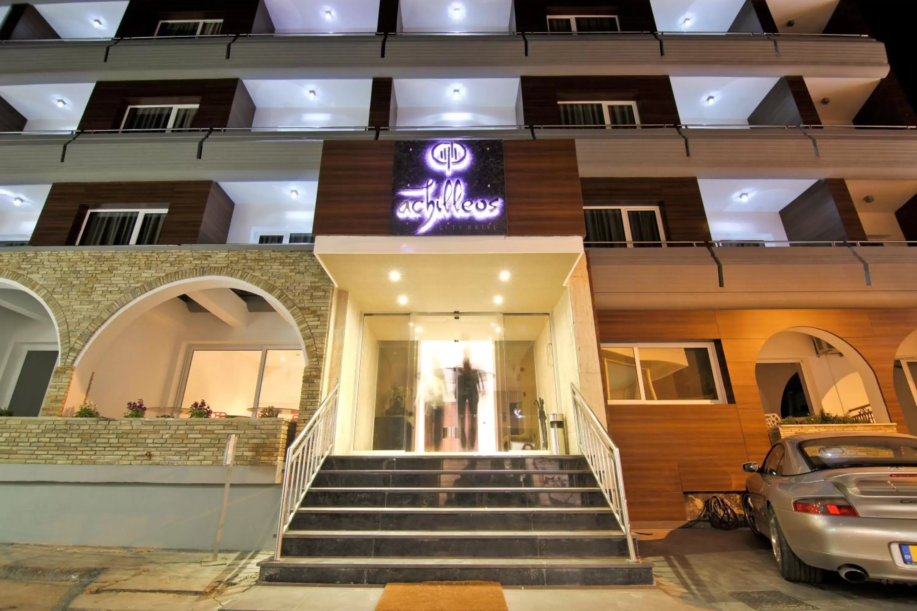 Facade/entrance in Achilleos City Hotel