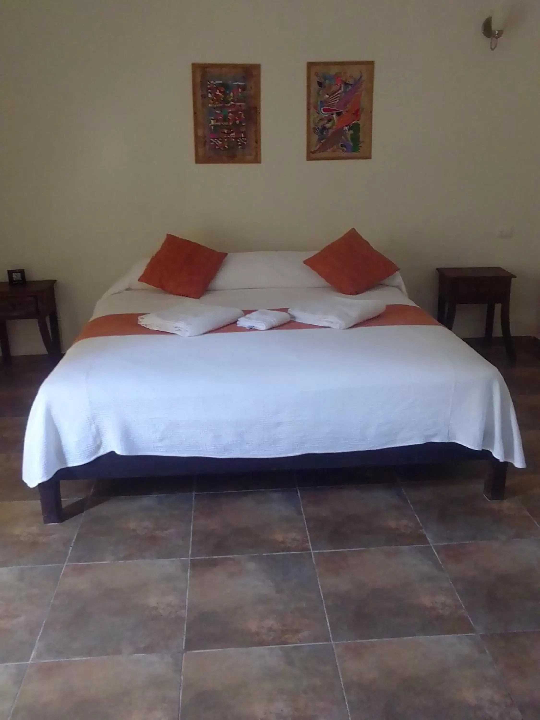Bed in hotel stella maris tulum