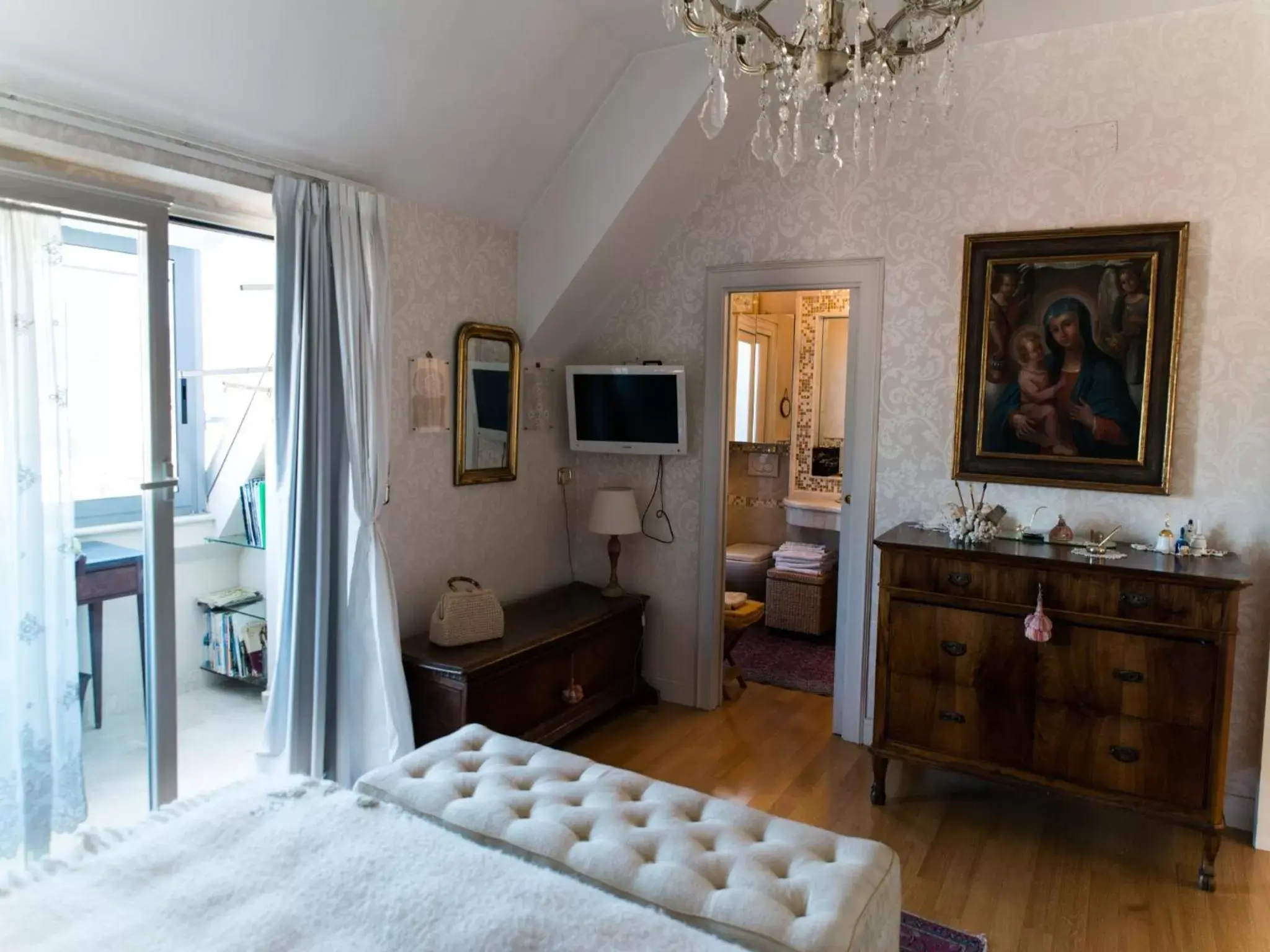 Bedroom, Bed in Casa Malena